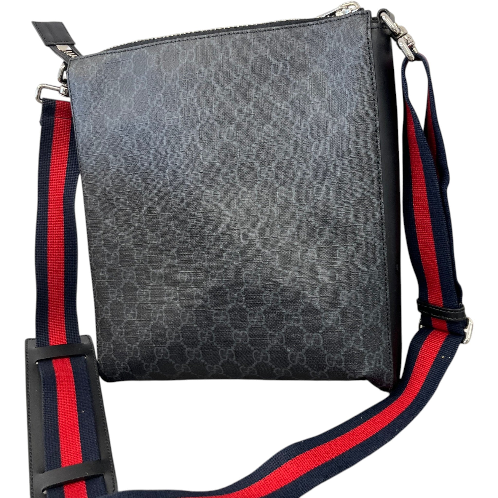 Men's Gg Supreme Messenger Bag Black