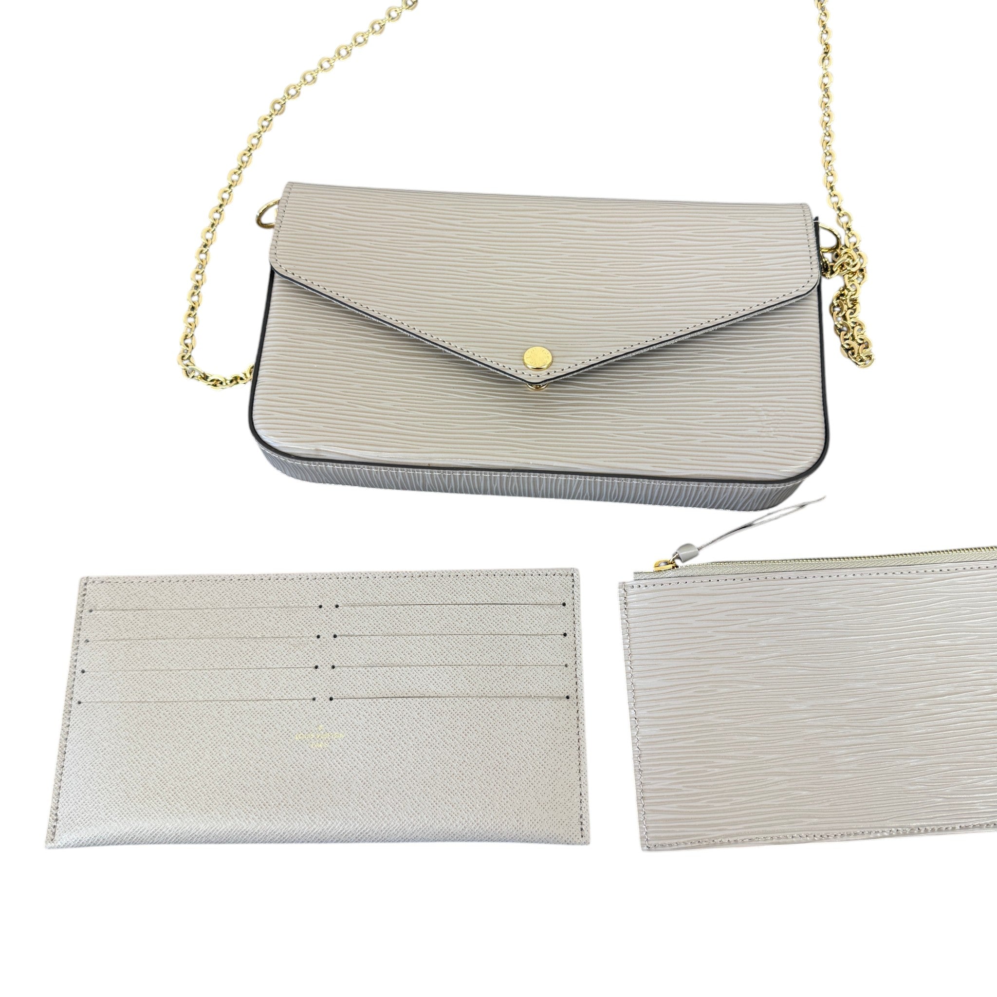 Women's Epi Leather Felicie Bag Beige