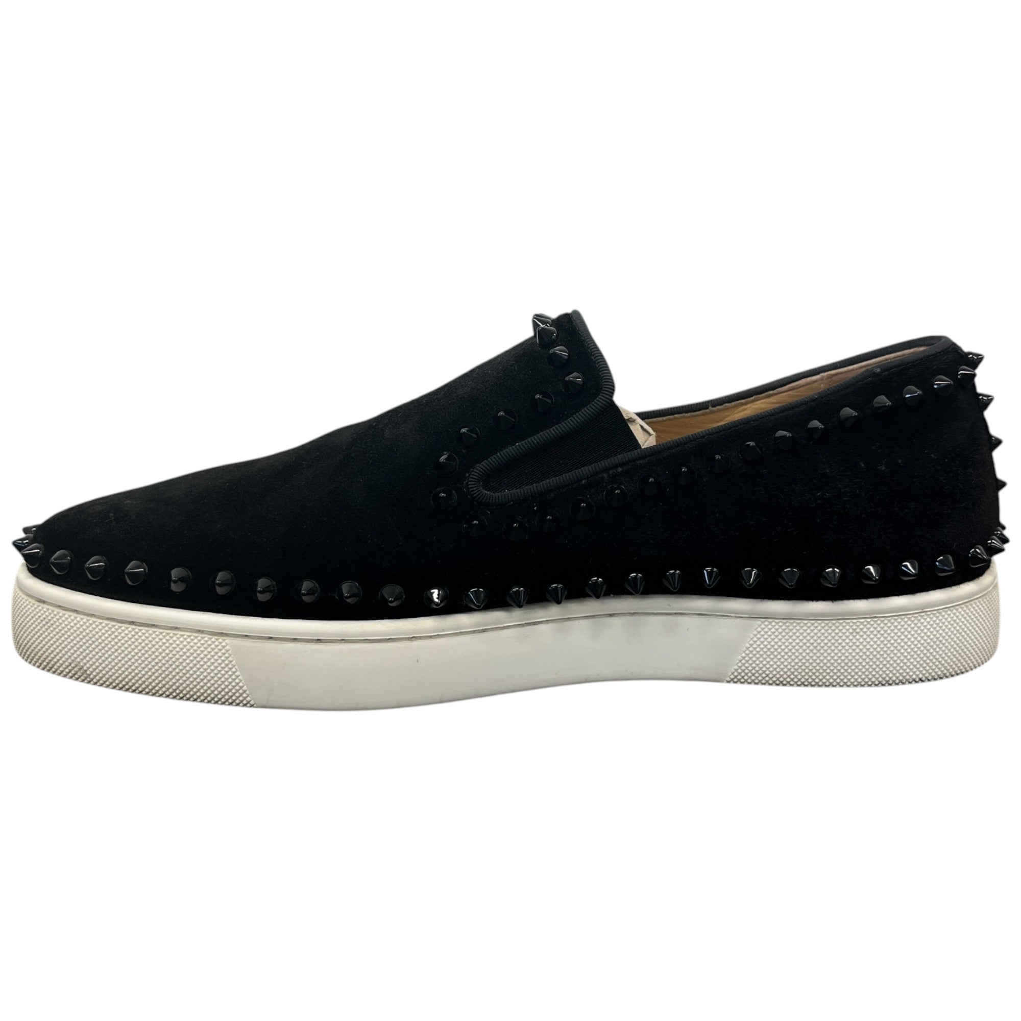 Men's Pik Boat Loafers Black Size EU 40.5 / UK 6.5