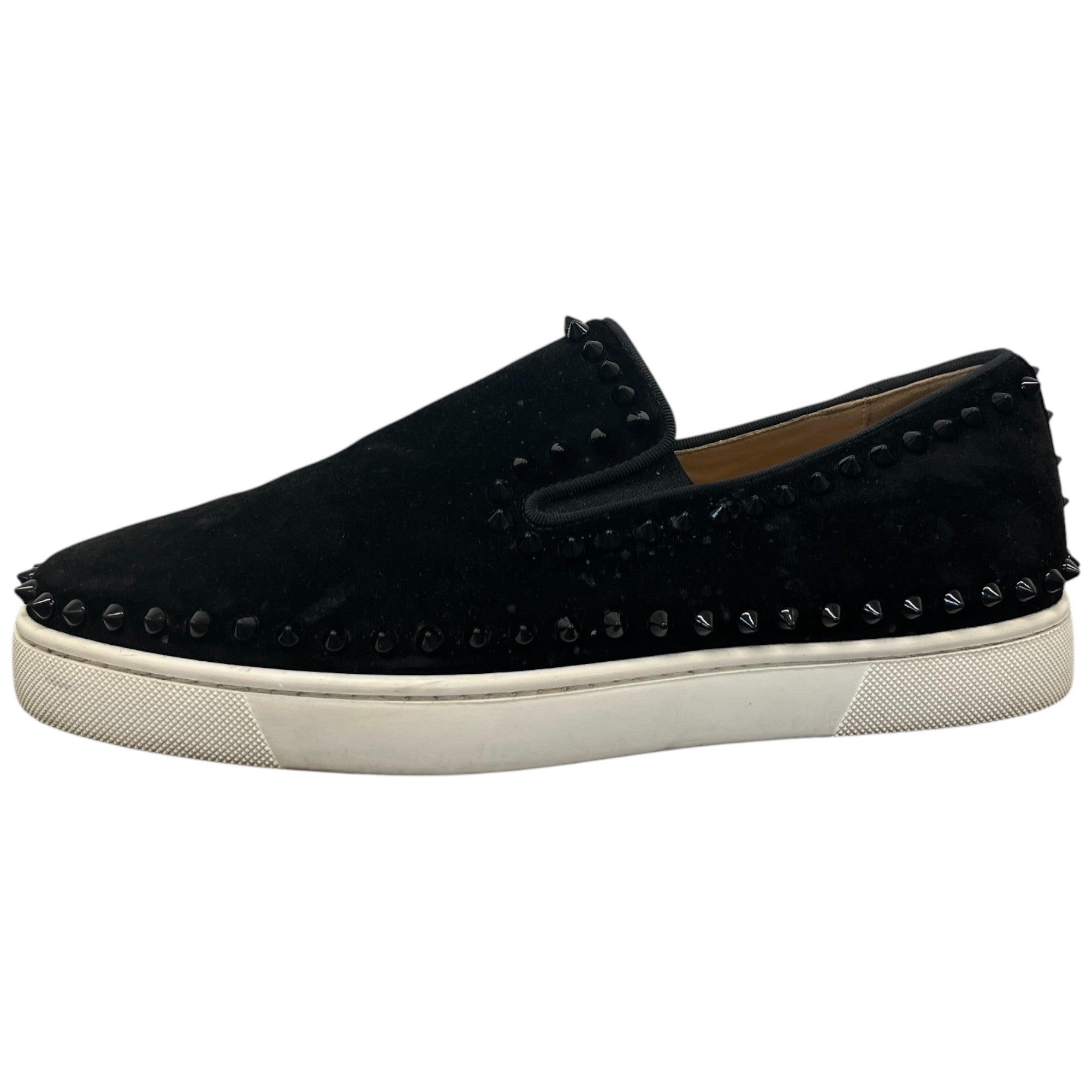 Men's Pik Boat Loafers Black Size EU 40.5 / UK 6.5