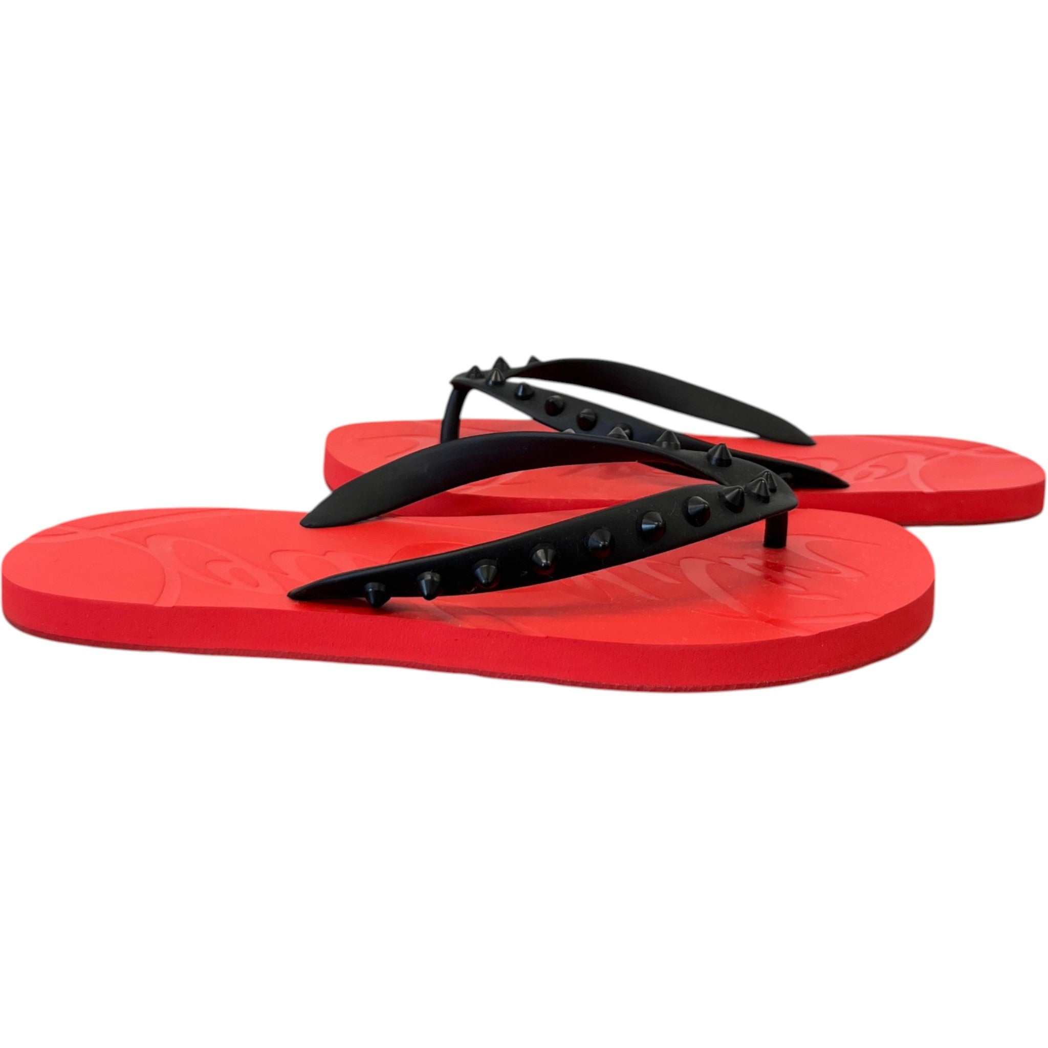 Women's Loubi Flip Studded Sandals Red Size EU 40 / UK 7