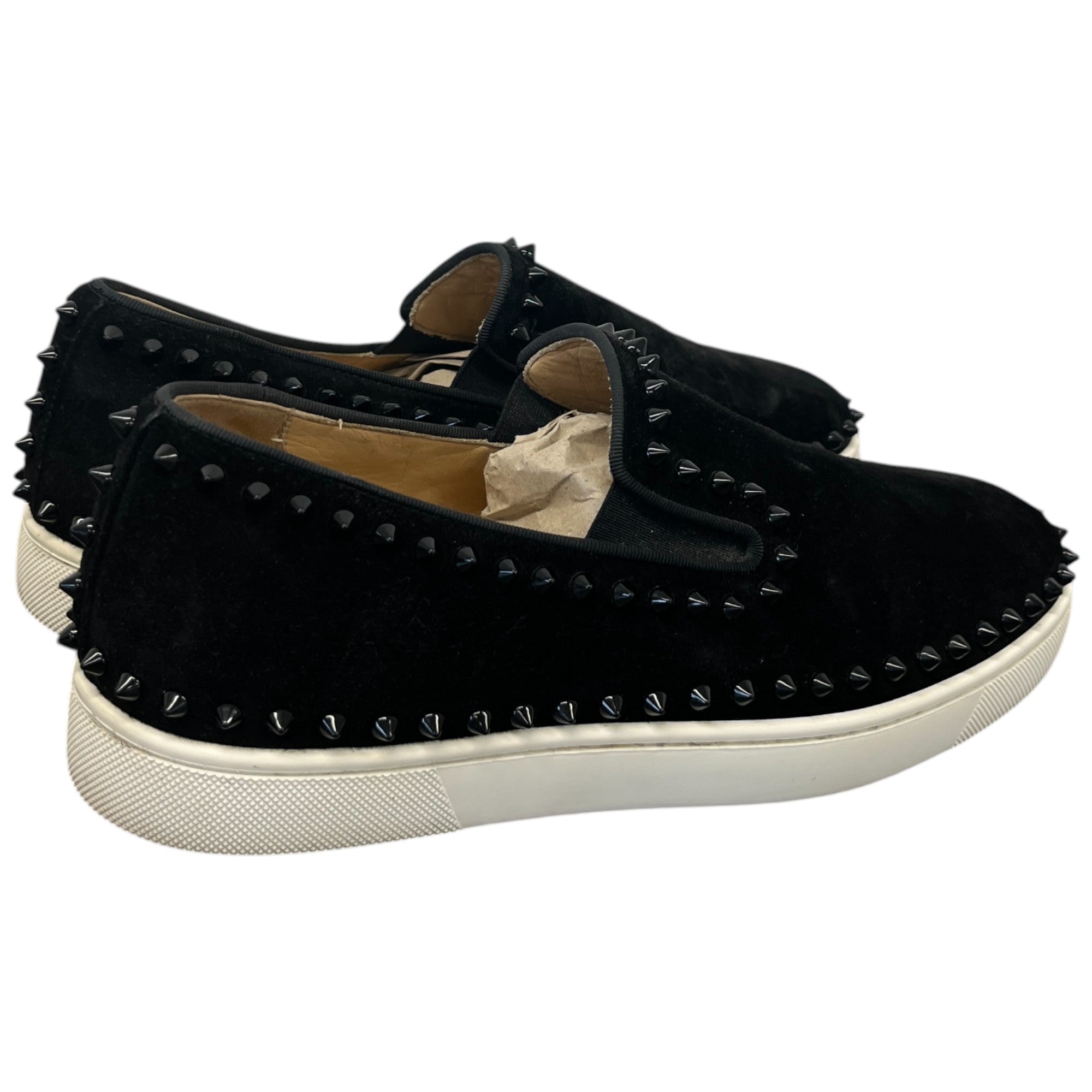 Men's Pik Boat Loafers Black Size EU 40.5 / UK 6.5