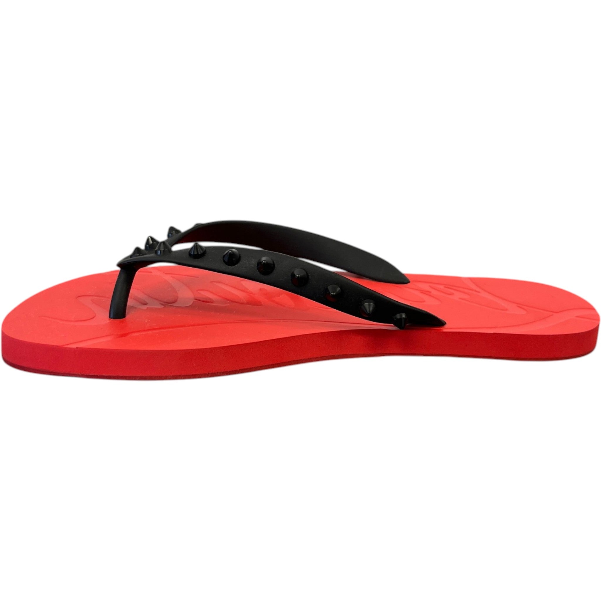 Women's Loubi Flip Studded Sandals Red Size EU 40 / UK 7