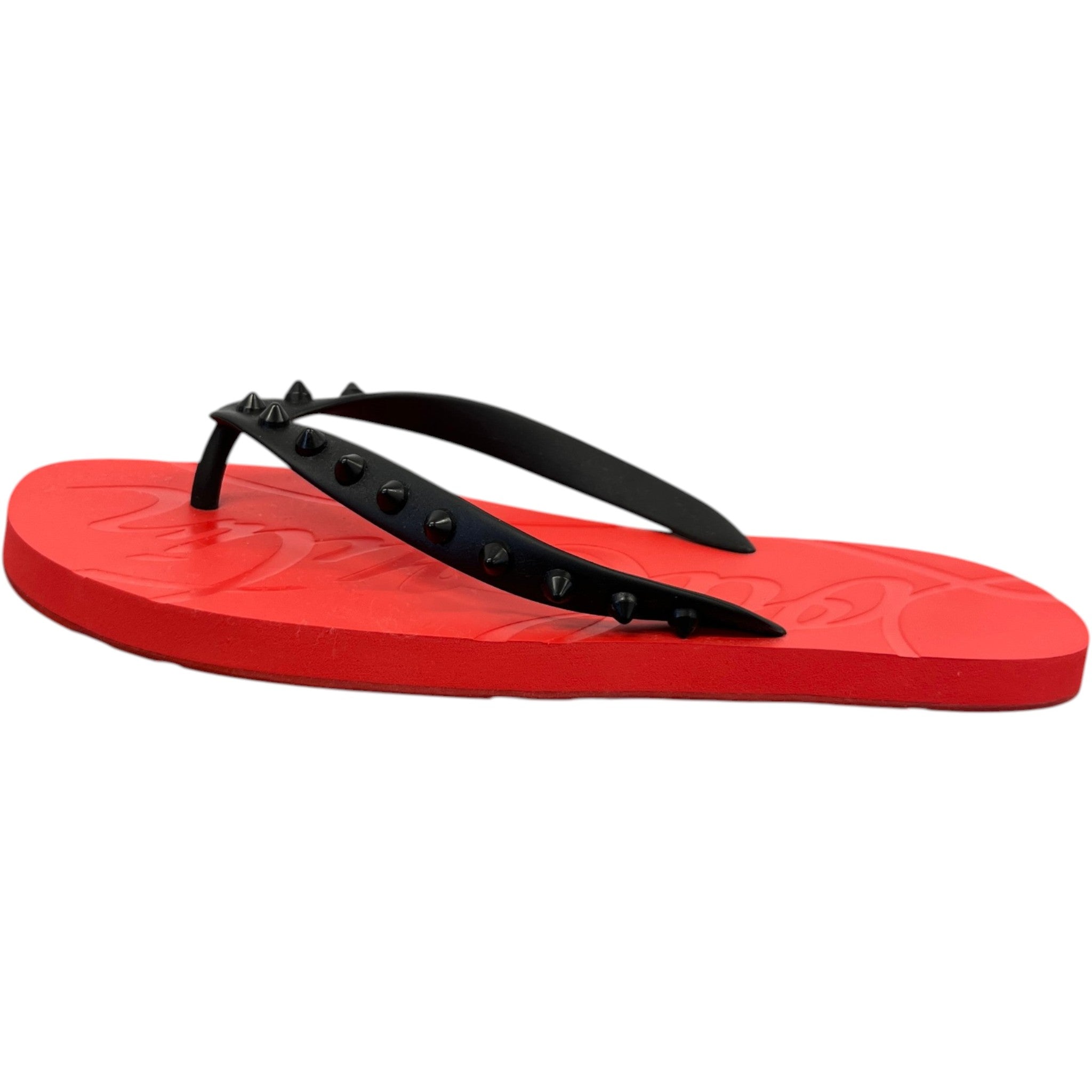 Women's Loubi Flip Studded Sandals Red Size EU 40 / UK 7
