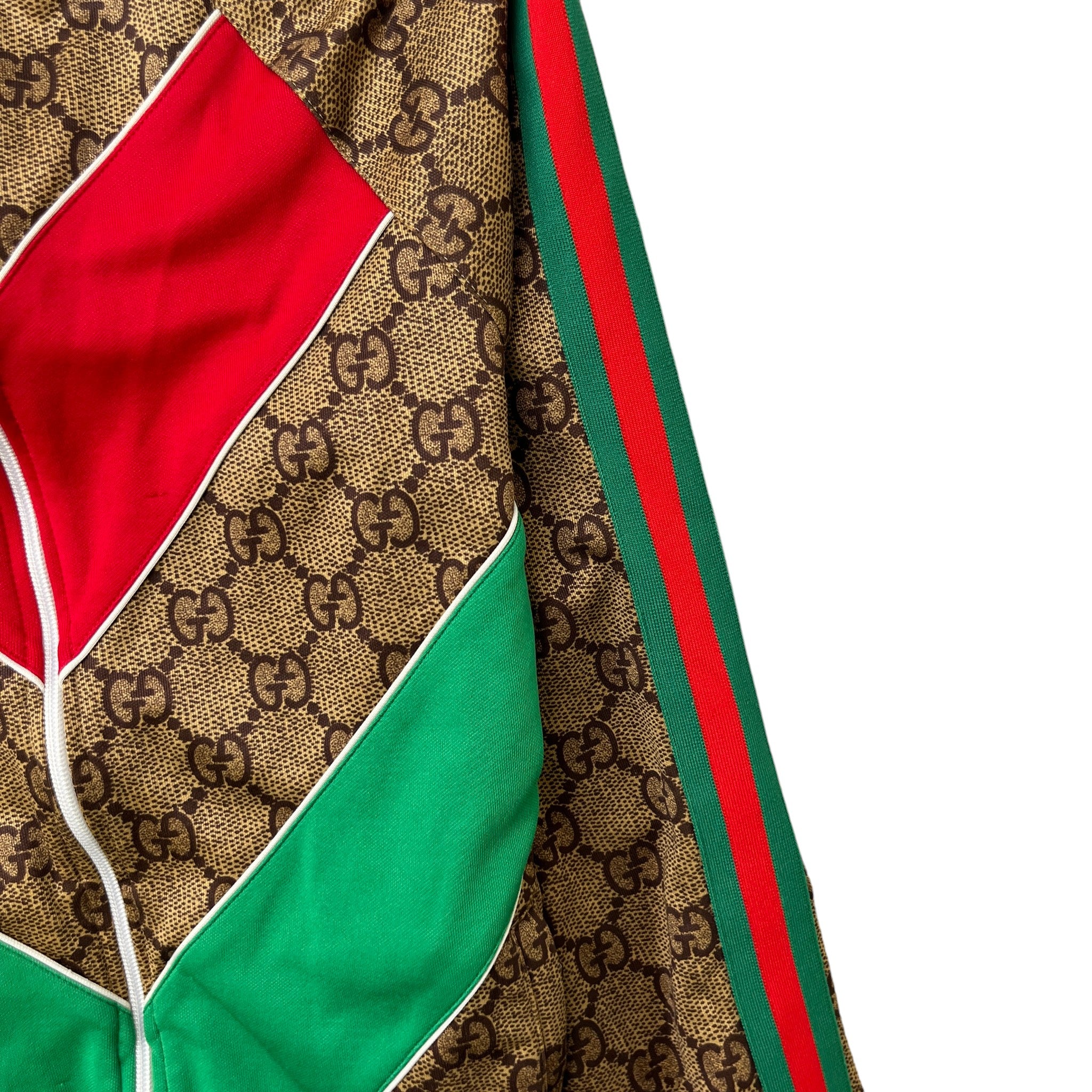 Men's Gg Supreme Zip Jumper Brown Size S