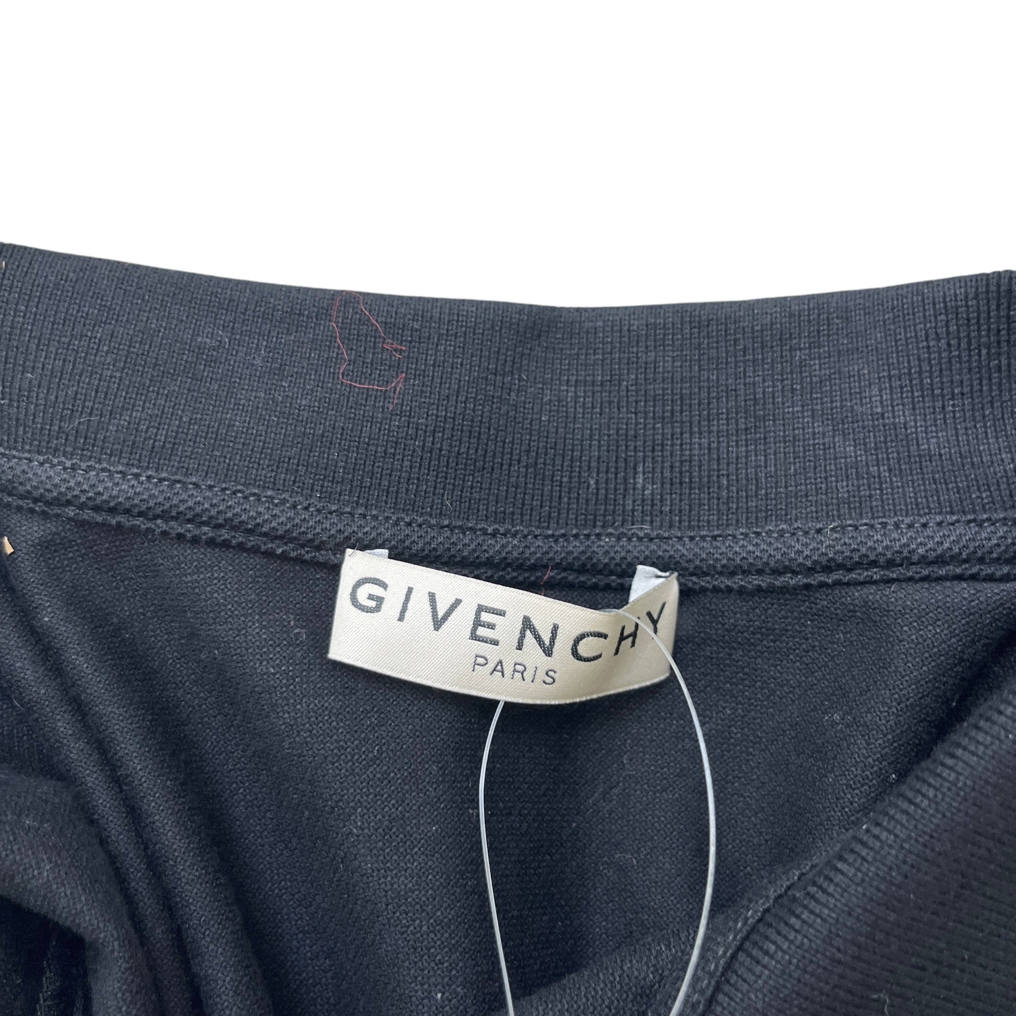 Men's Pocket Logo Polo Shirt Black Size S