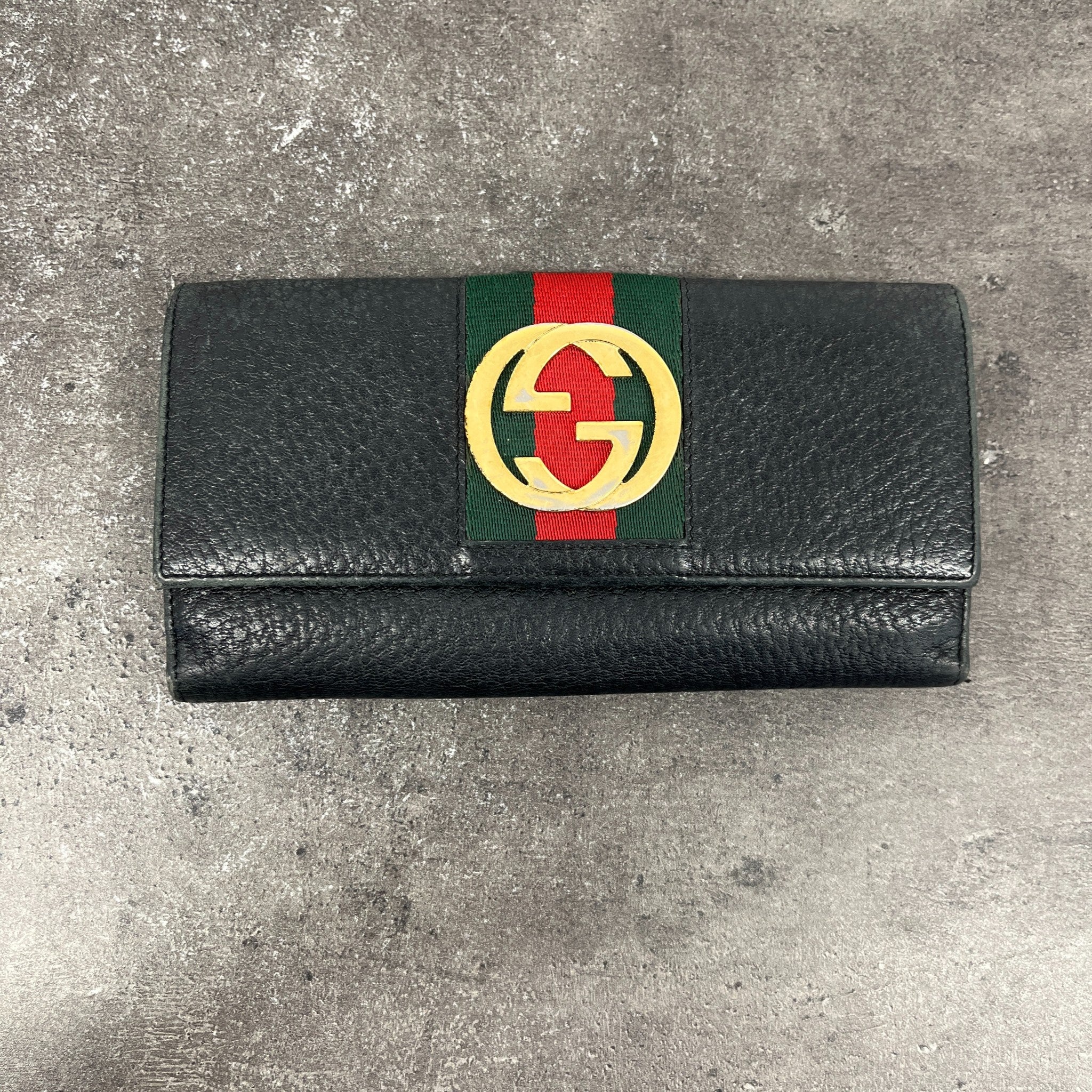 Women's Sherry Line Interlocking G Purse Black