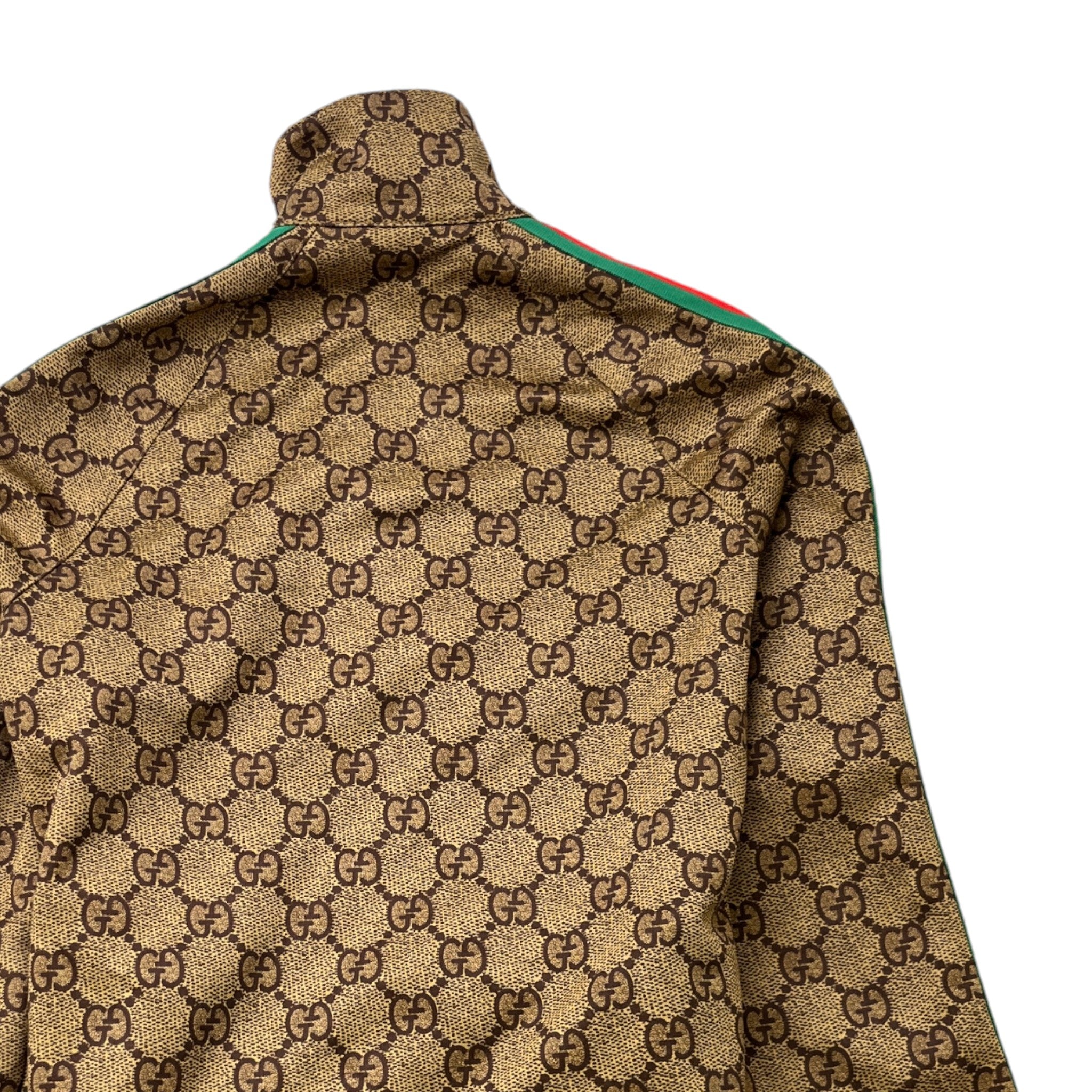 Men's Gg Supreme Zip Jumper Brown Size S