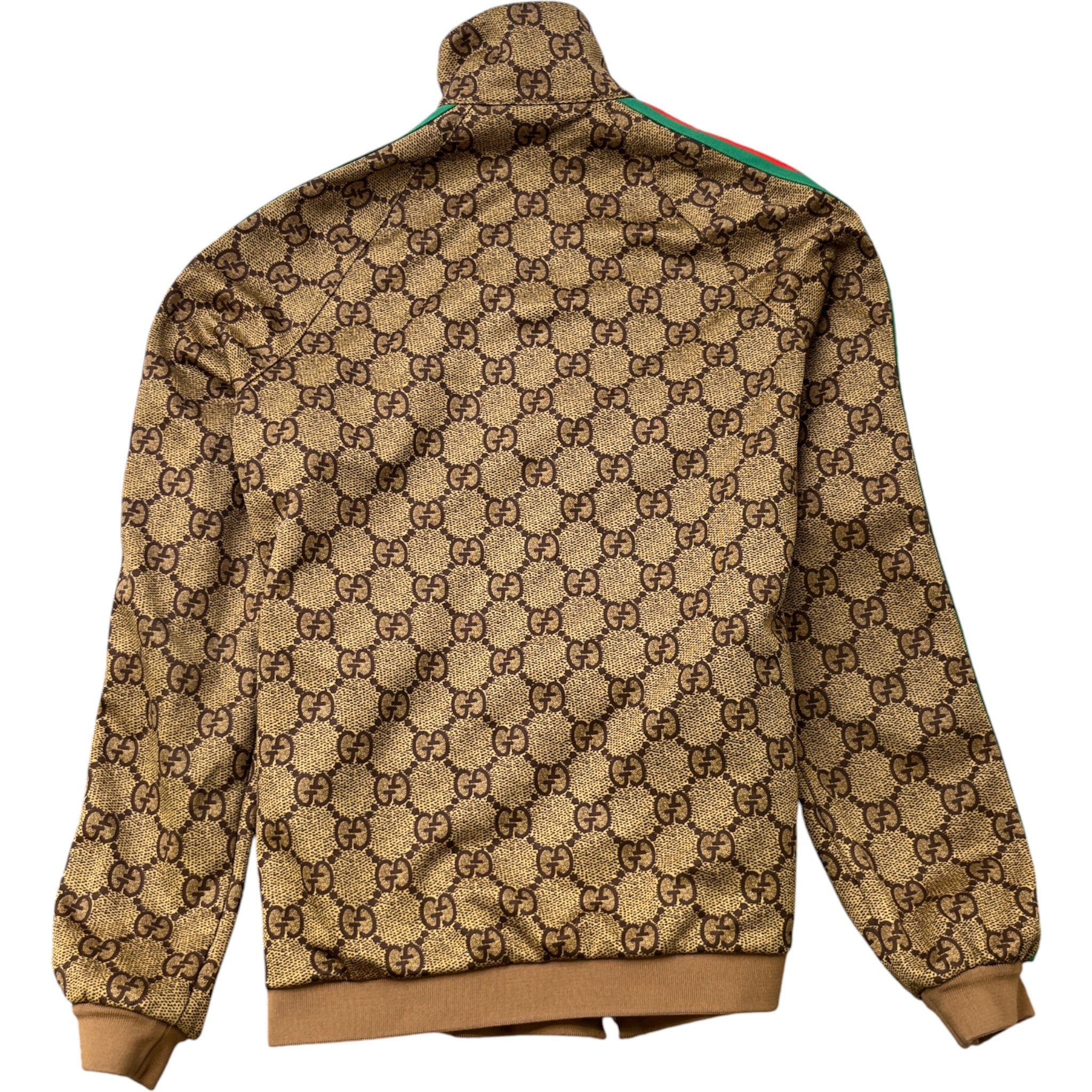 Men's Gg Supreme Zip Jumper Brown Size S