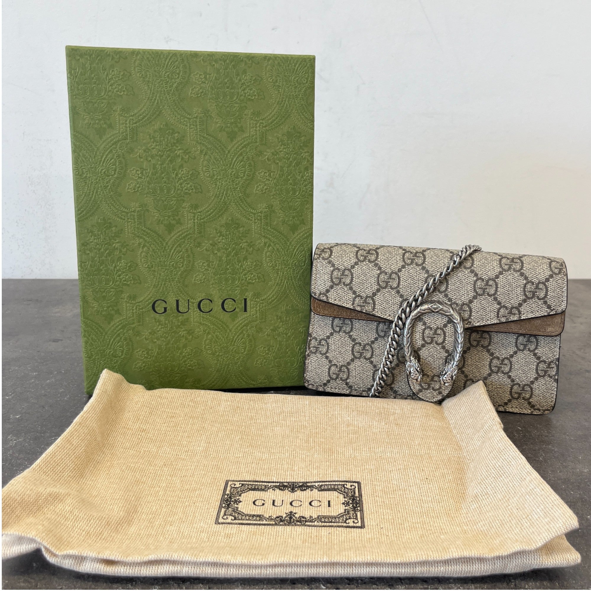 Women's Gg Supreme Dionysus Mini Bag Brown