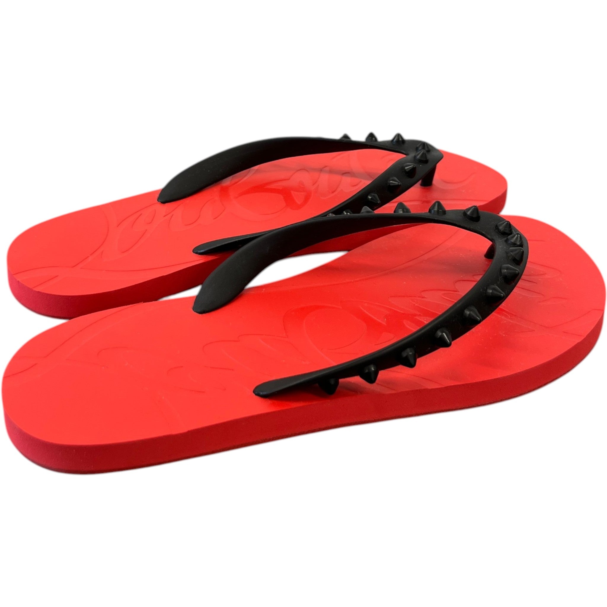 Women's Loubi Flip Studded Sandals Red Size EU 40 / UK 7