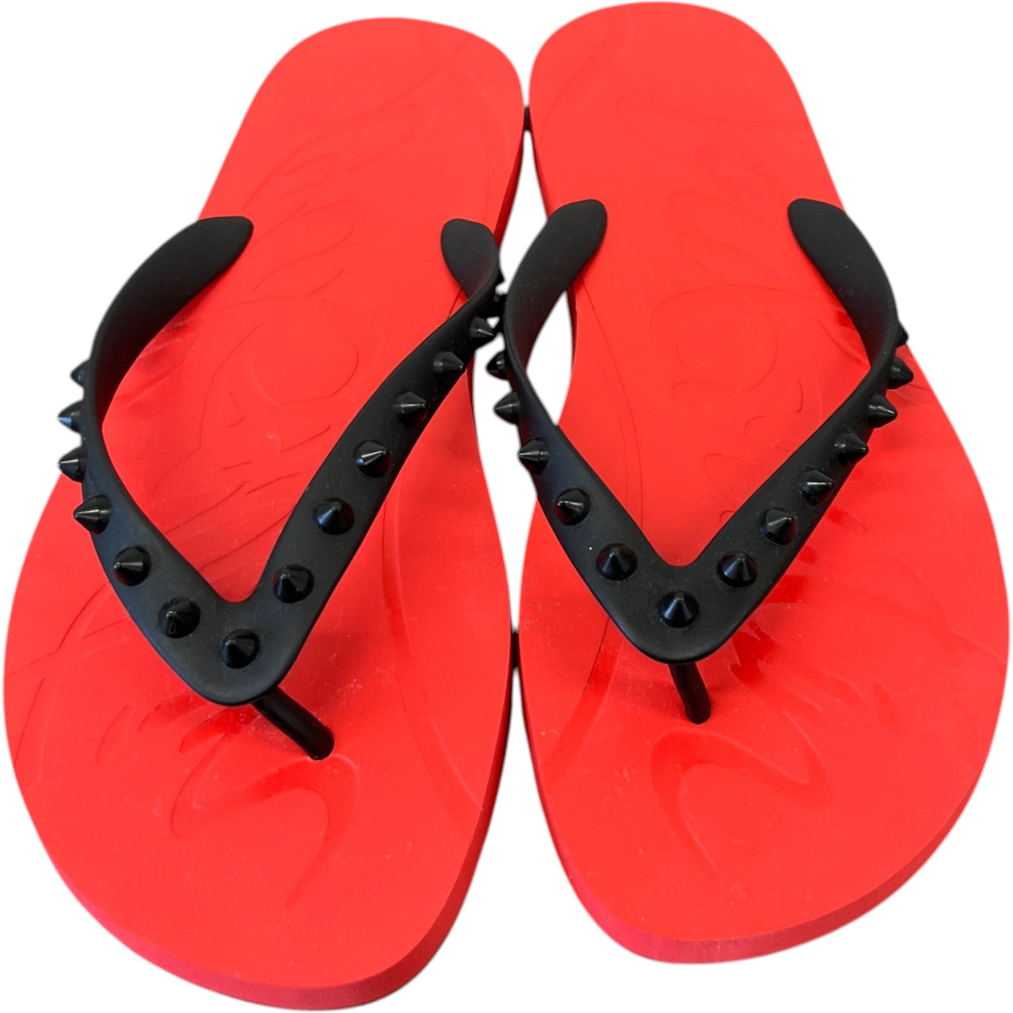Women's Loubi Flip Studded Sandals Red Size EU 40 / UK 7