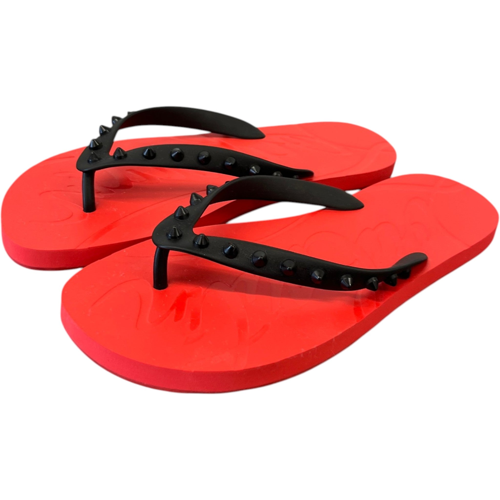 Women's Loubi Flip Studded Sandals Red Size EU 40 / UK 7