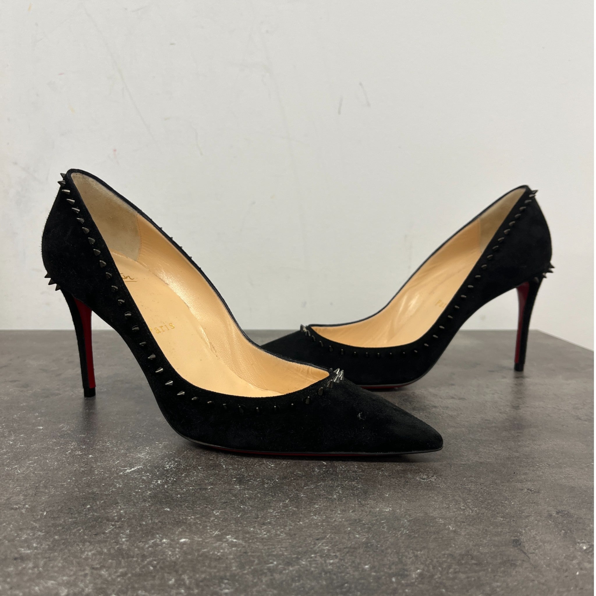 Women's Anjalina Spikes Heels Black Size EU 38 / UK 5