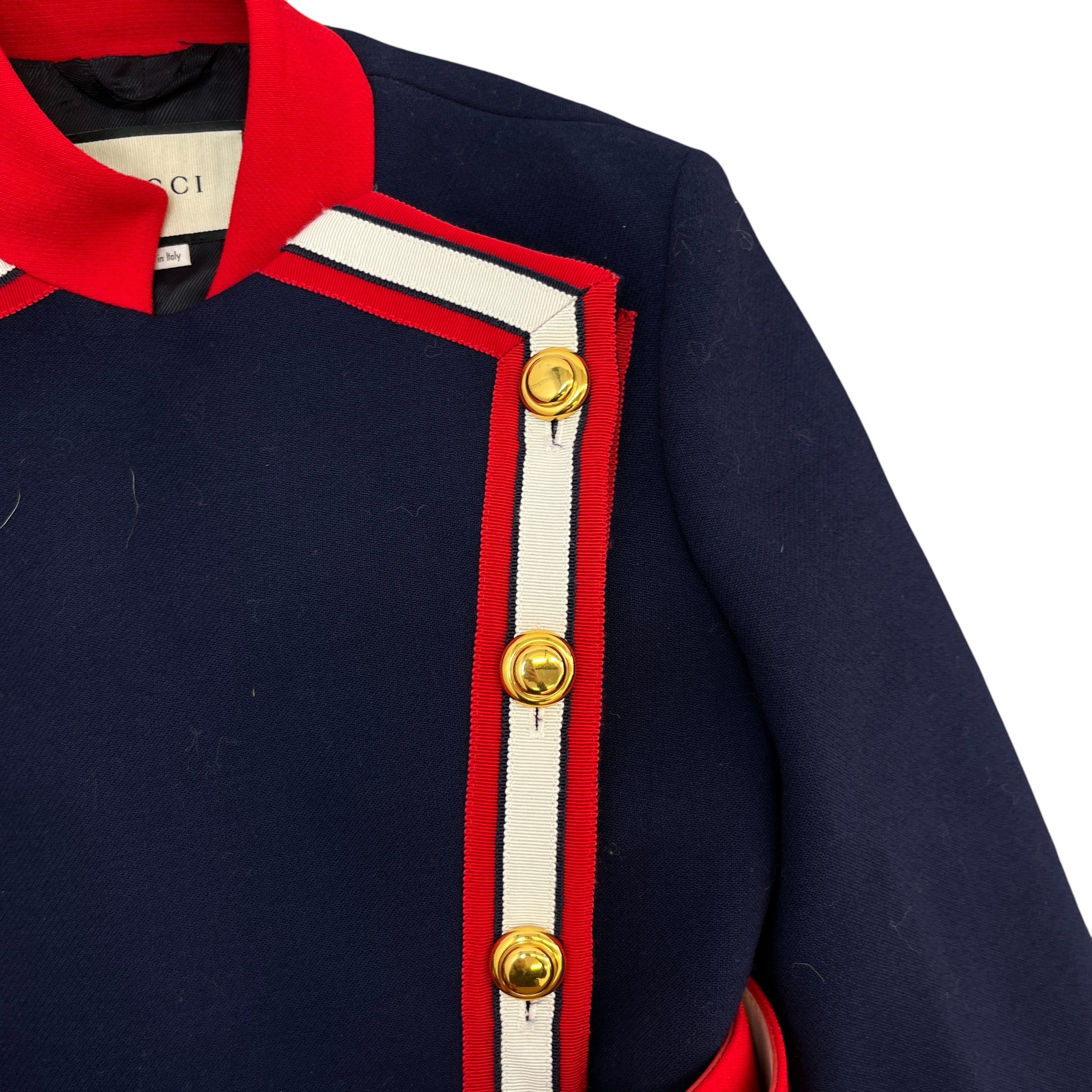 Women's Cashmere Military Jacket Blue Size IT 36 / UK 4