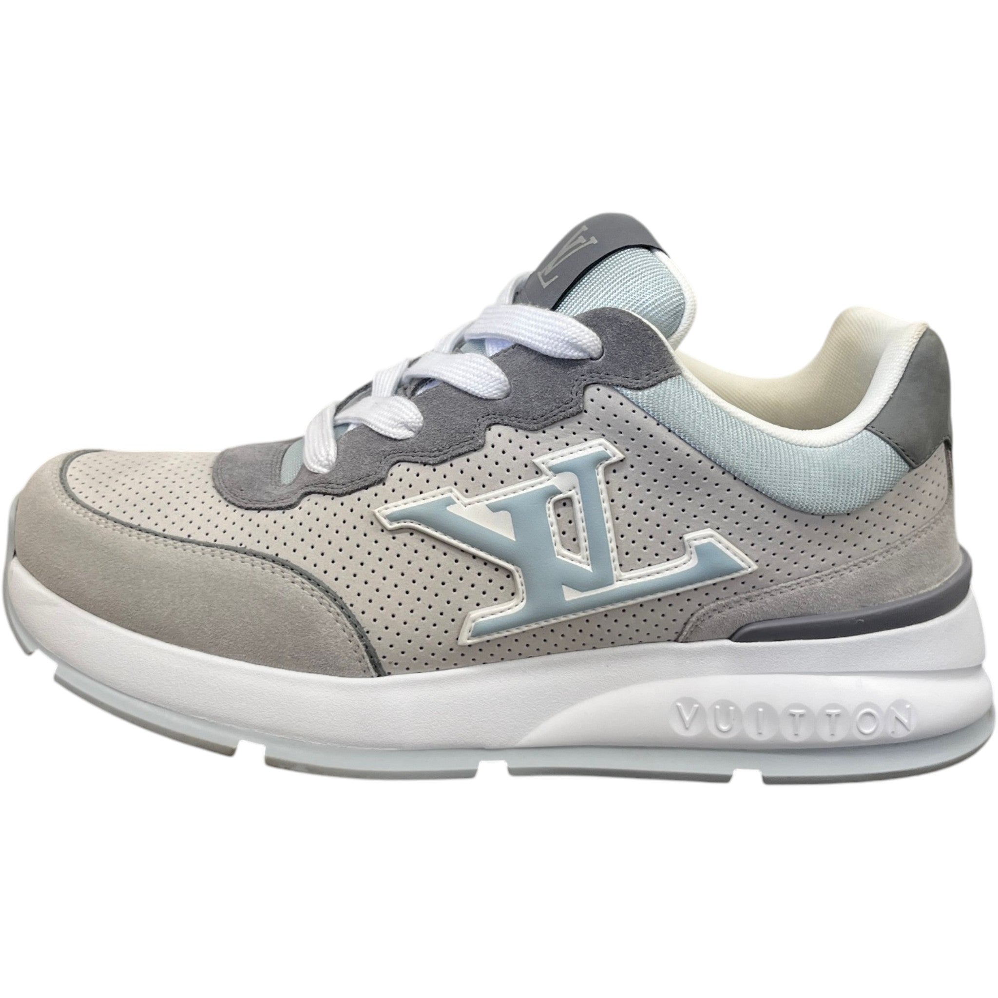 Men's Lv Classic Low Trainers Grey Size EU 41.5 / UK 7.5