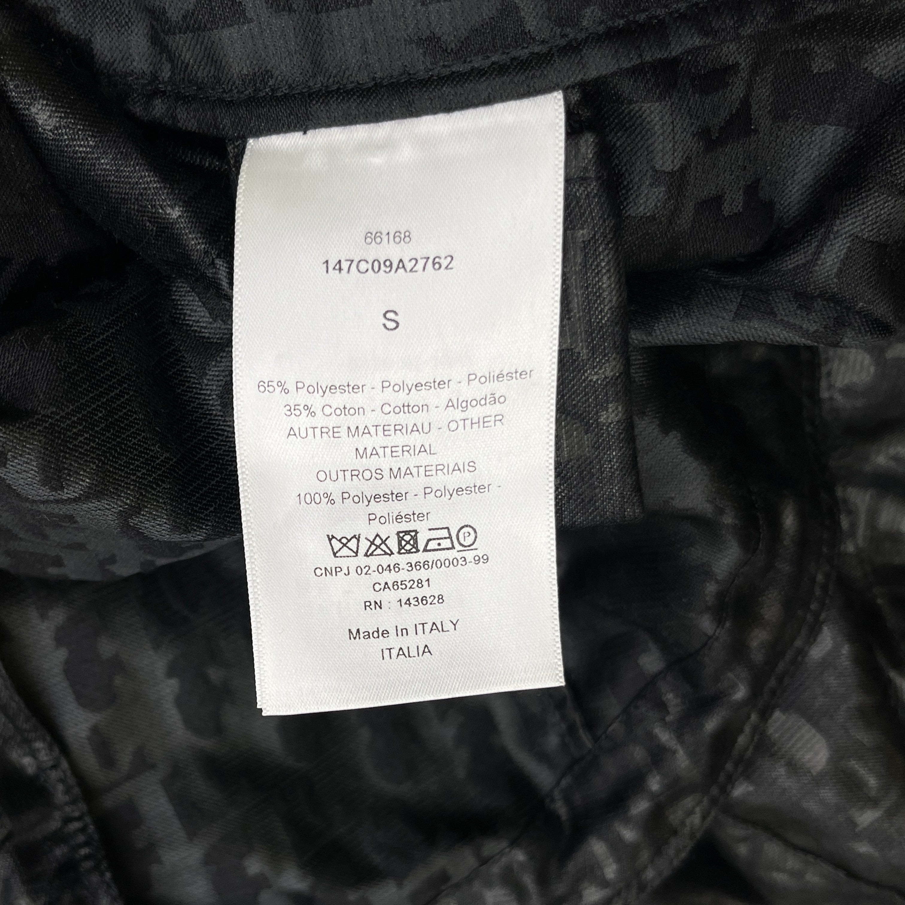 Women's Oblique Windbreaker Black Size S