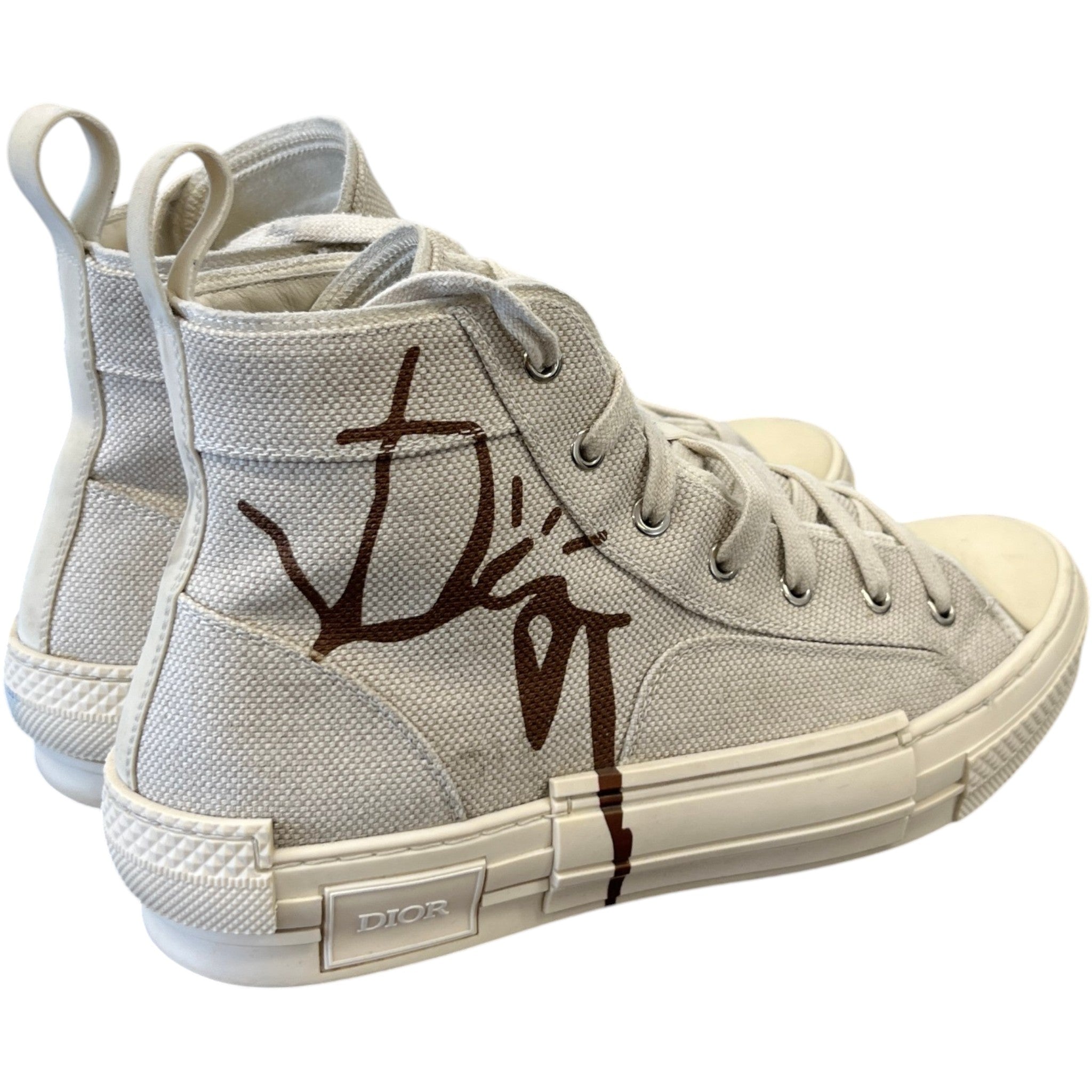 Men's B23 Cactus Jack High Trainers Beige Size EU 41.5 / UK 7.5