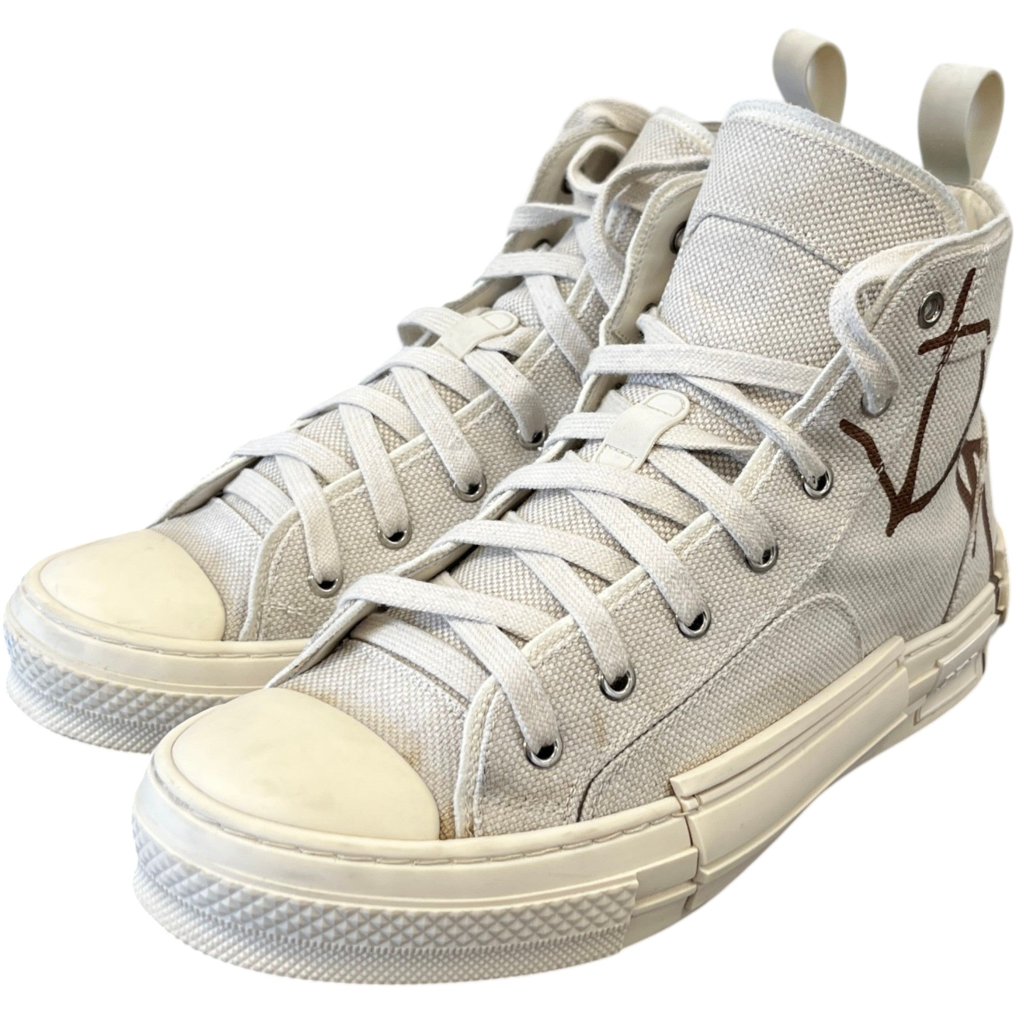Men's B23 Cactus Jack High Trainers Beige Size EU 41.5 / UK 7.5