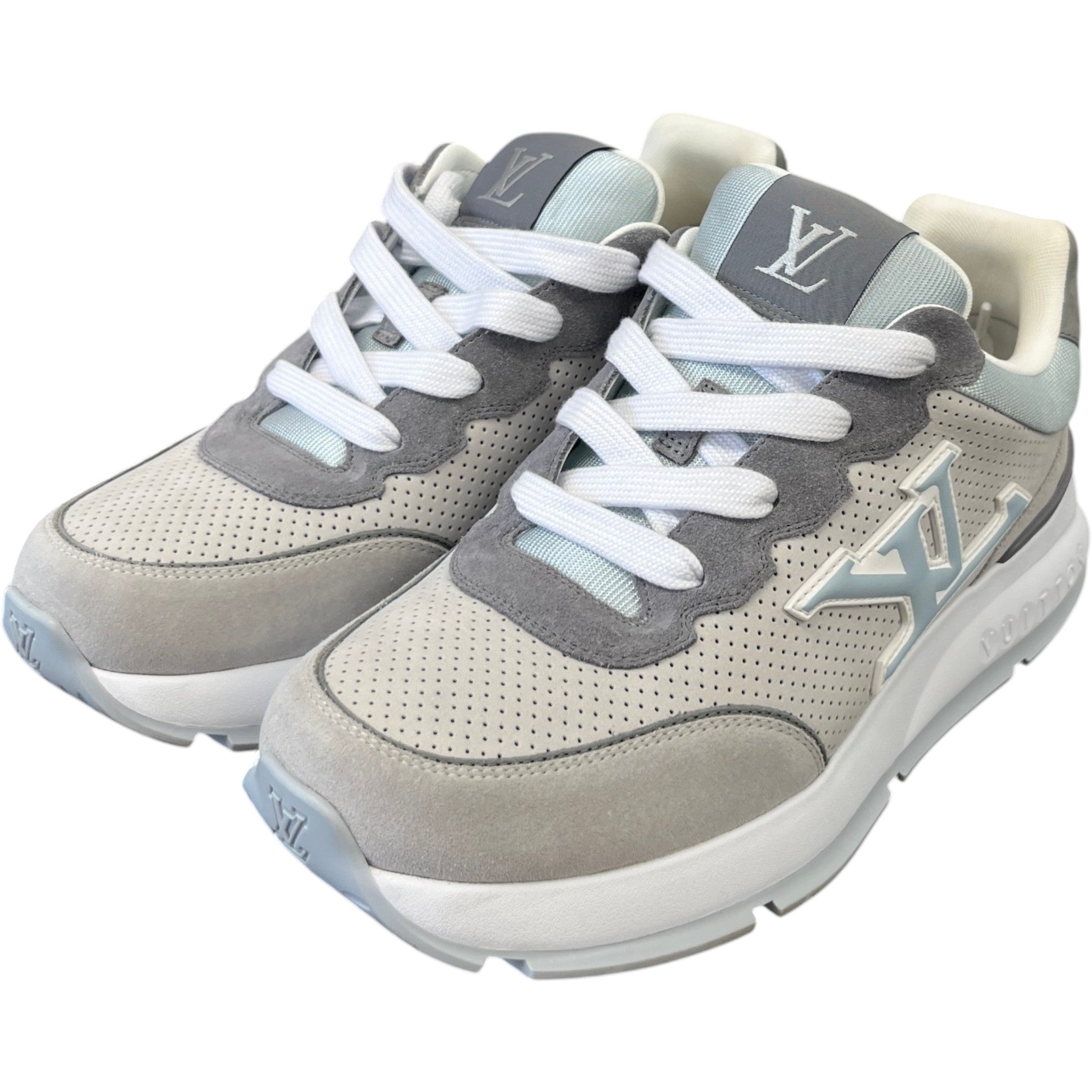Men's Lv Classic Low Trainers Grey Size EU 41.5 / UK 7.5
