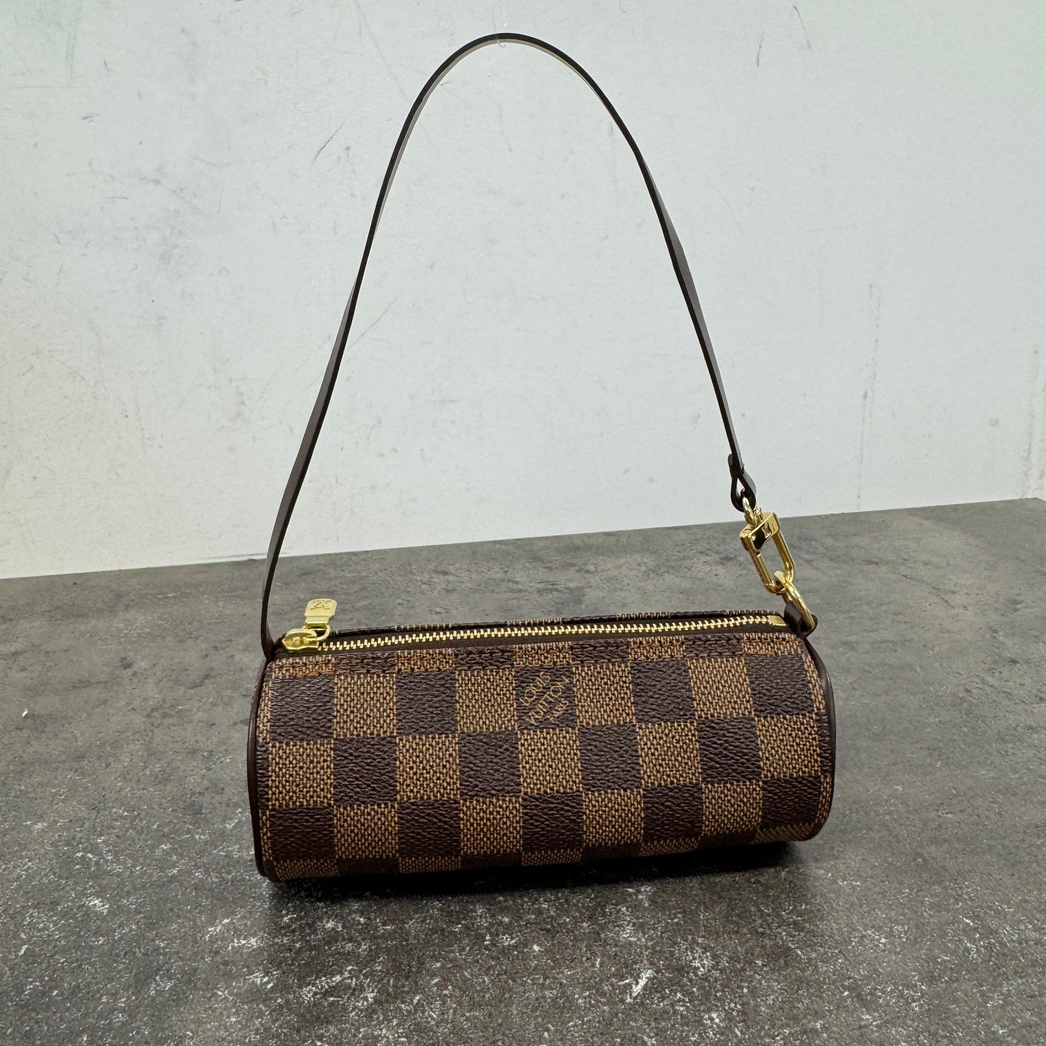 Women's Damier Ebene Mini Papillon Bag Brown