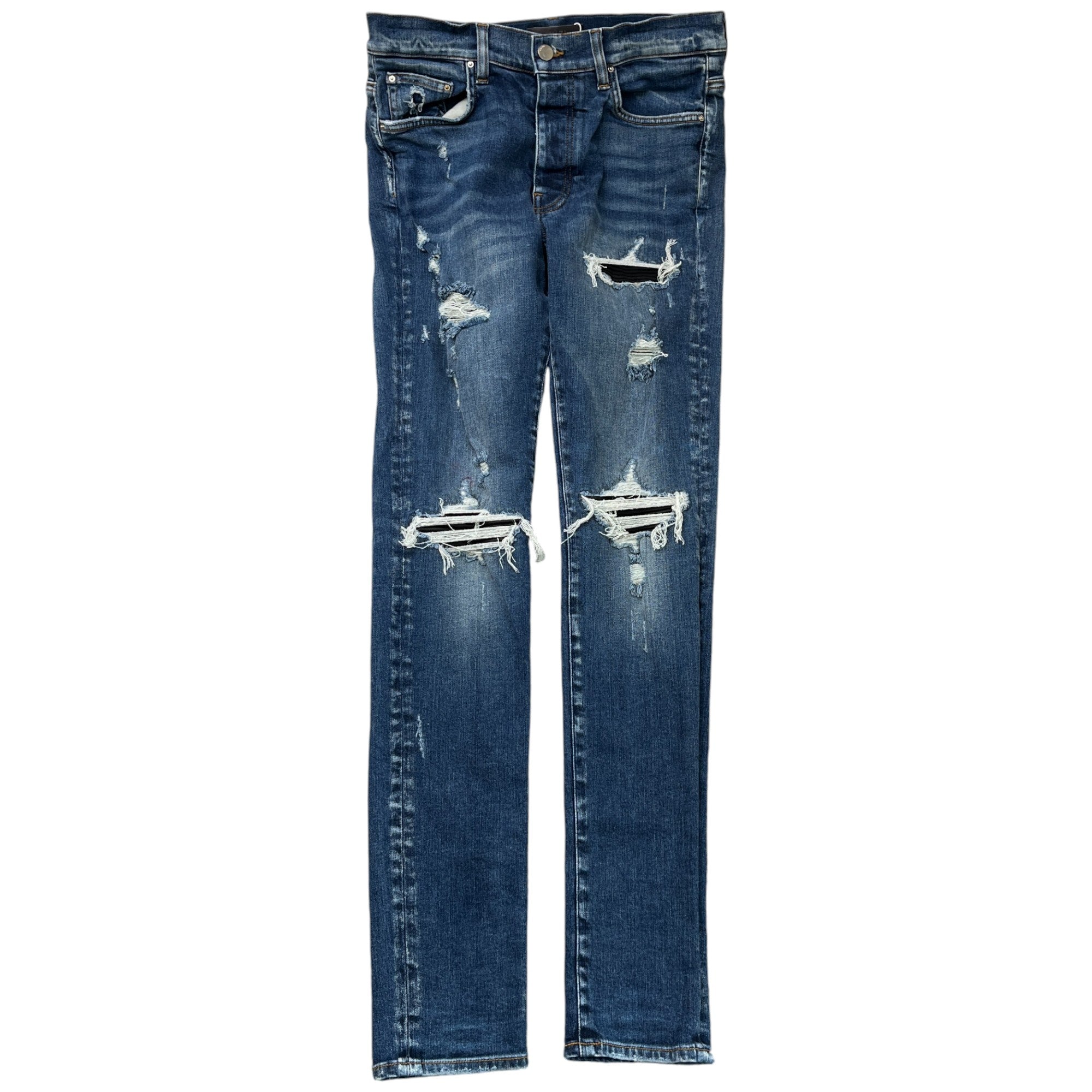 Men's Distressed Jeans Blue Size Waist 32"