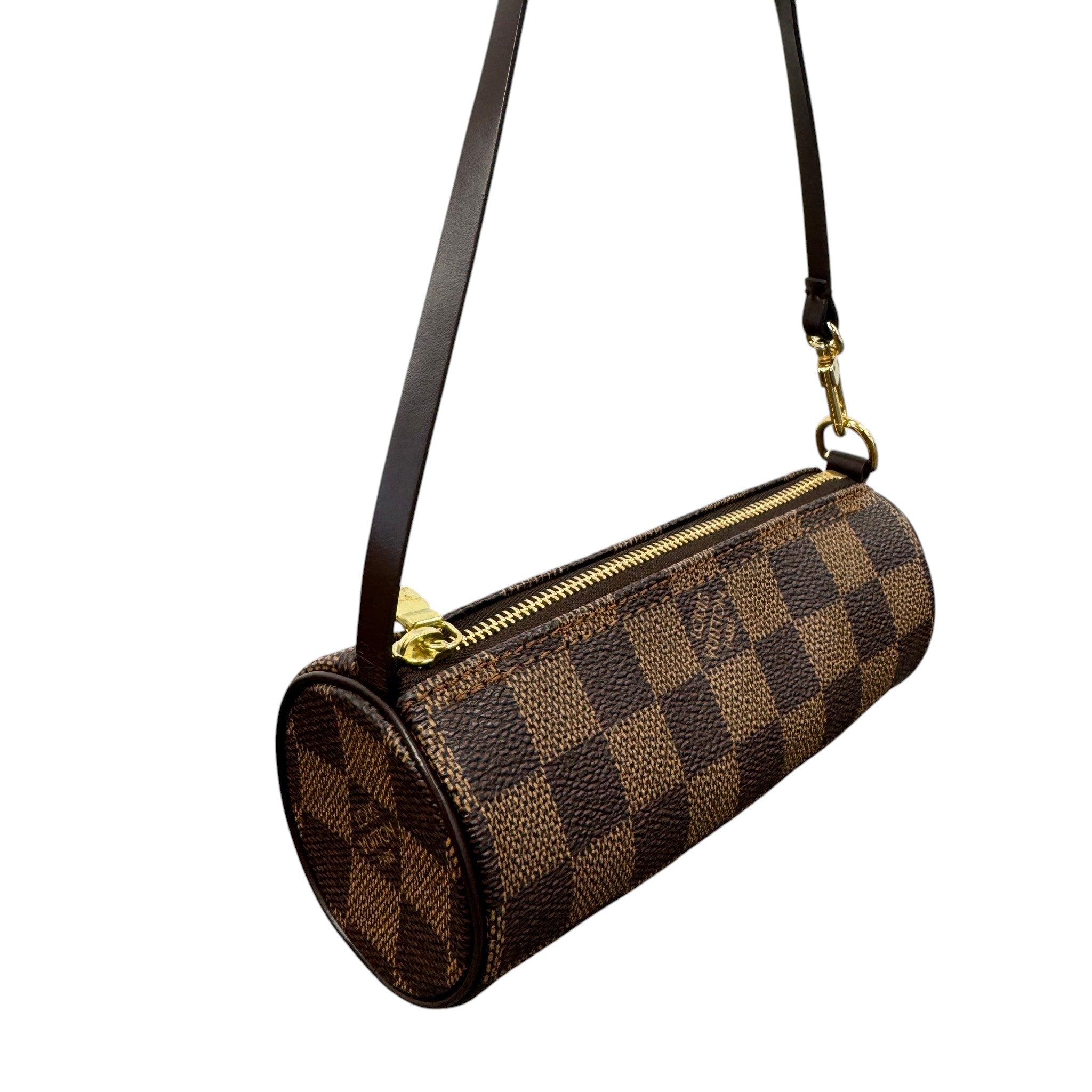 Women's Damier Ebene Mini Papillon Bag Brown