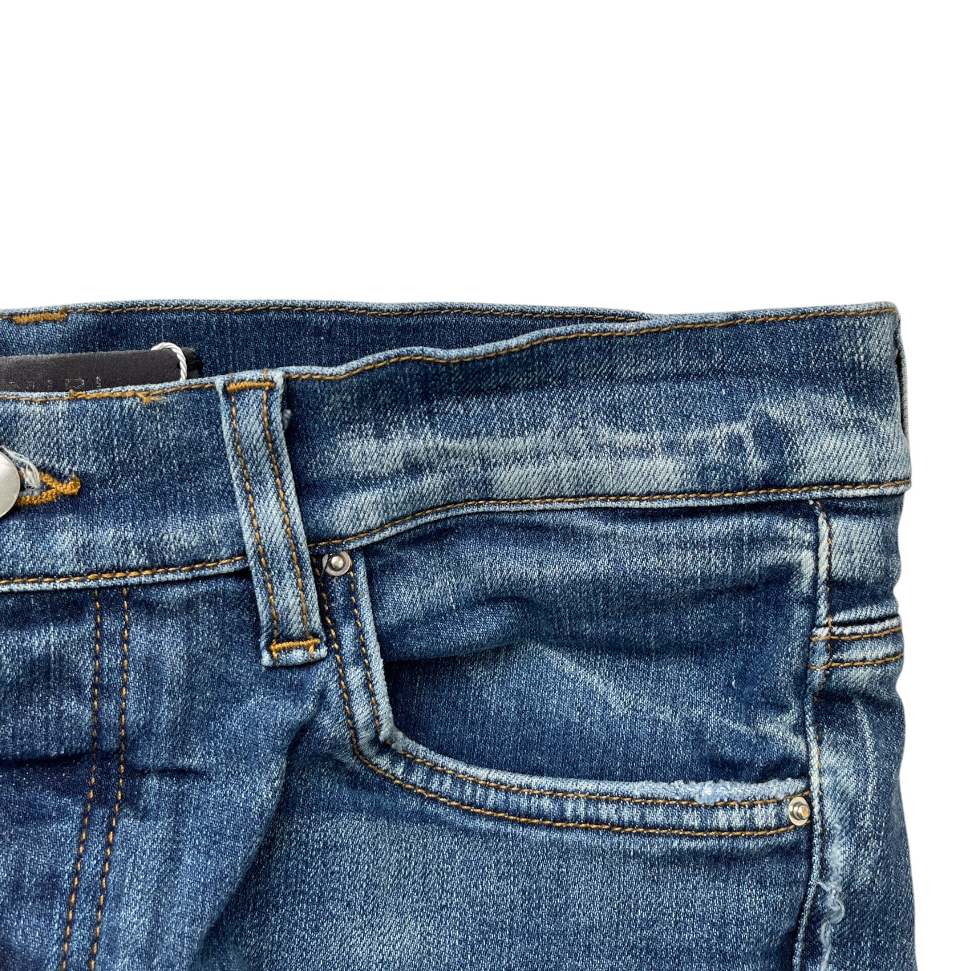 Men's Distressed Jeans Blue Size Waist 32"