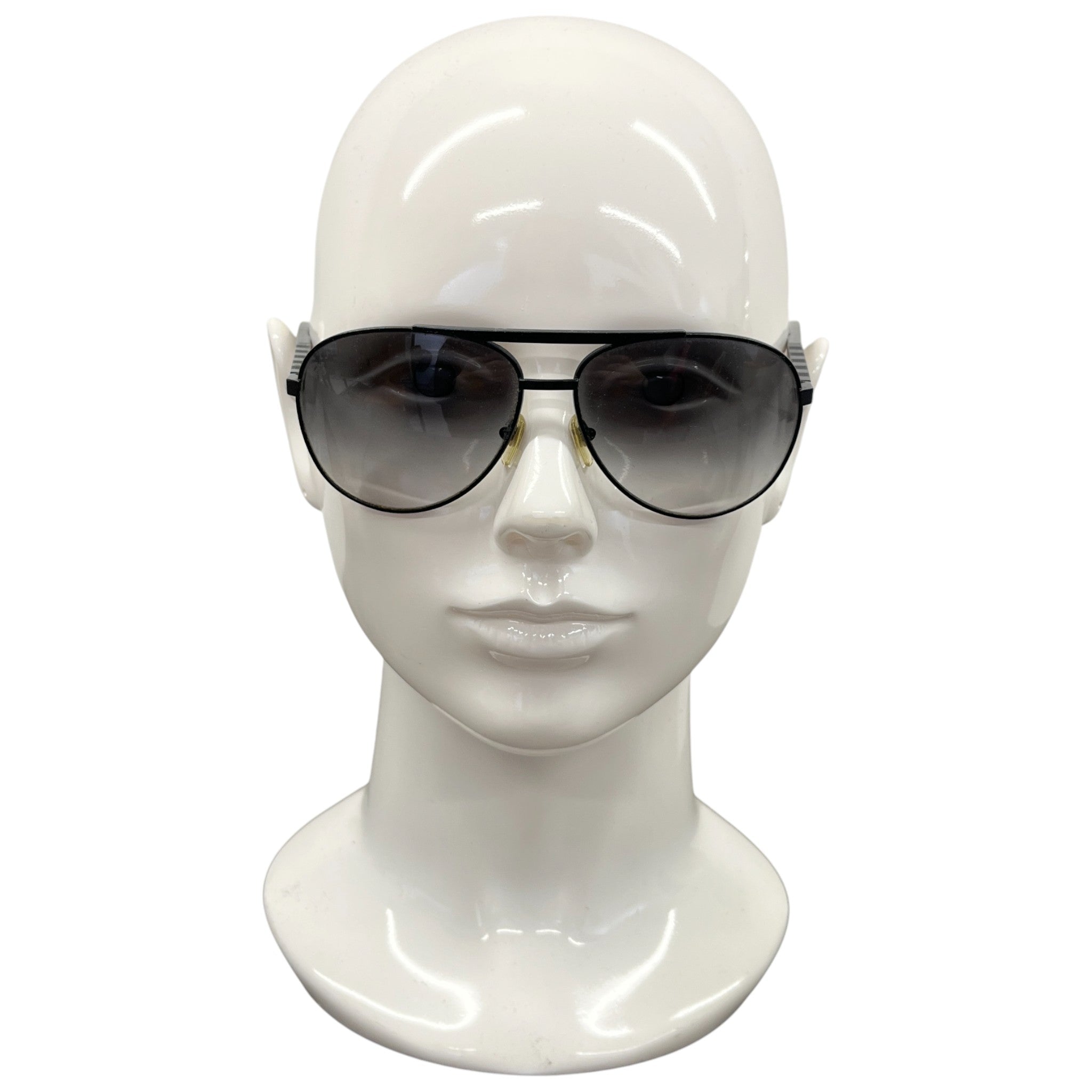 Men's Gunmetal Aviator Sunglasses Black