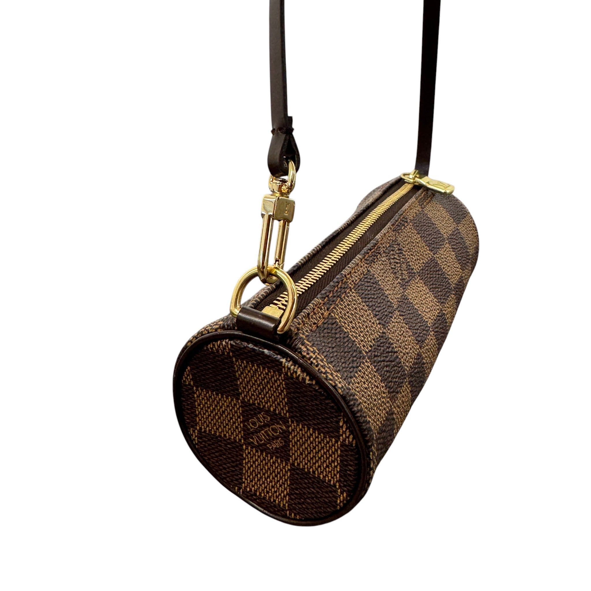 Women's Damier Ebene Mini Papillon Bag Brown