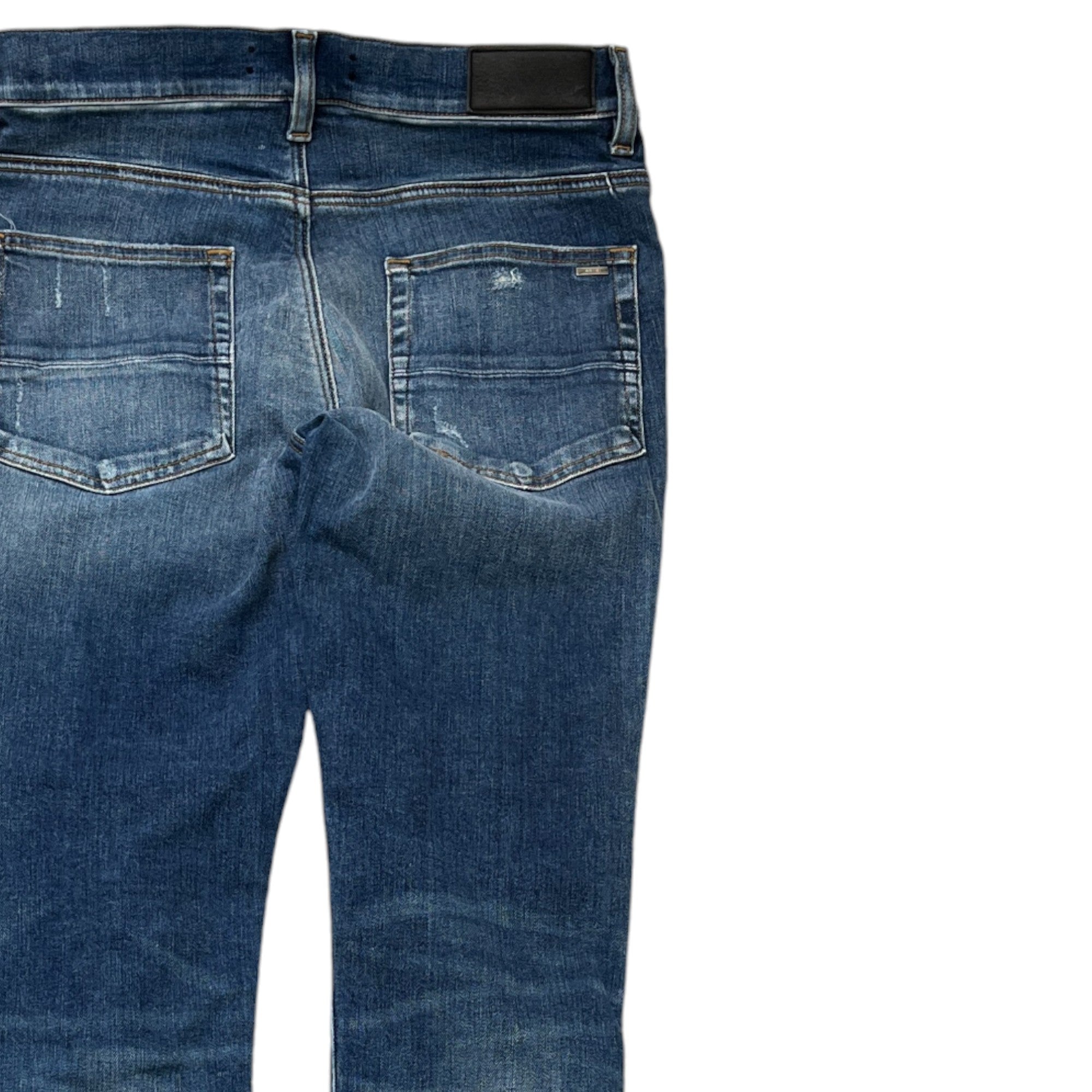 Men's Distressed Jeans Blue Size Waist 32"