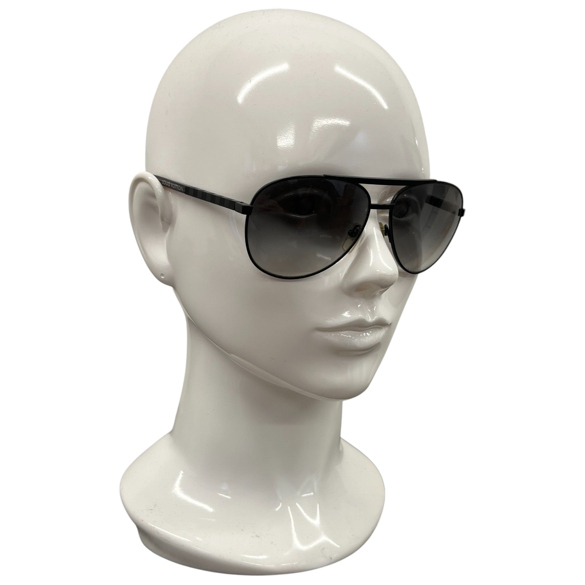 Men's Gunmetal Aviator Sunglasses Black