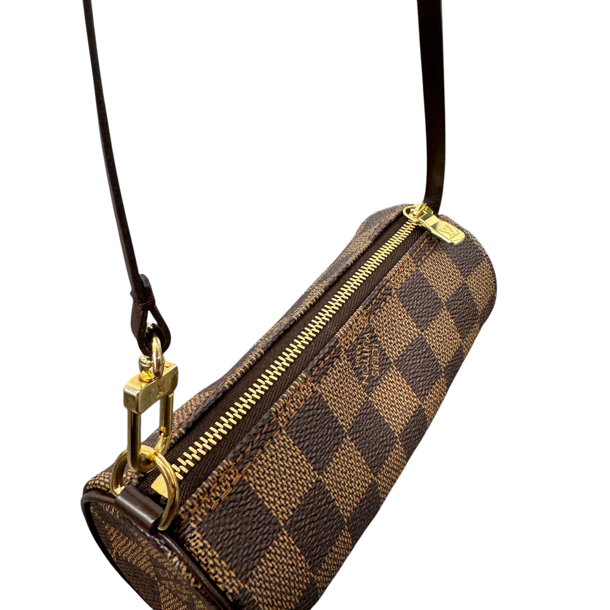 Women's Damier Ebene Mini Papillon Bag Brown