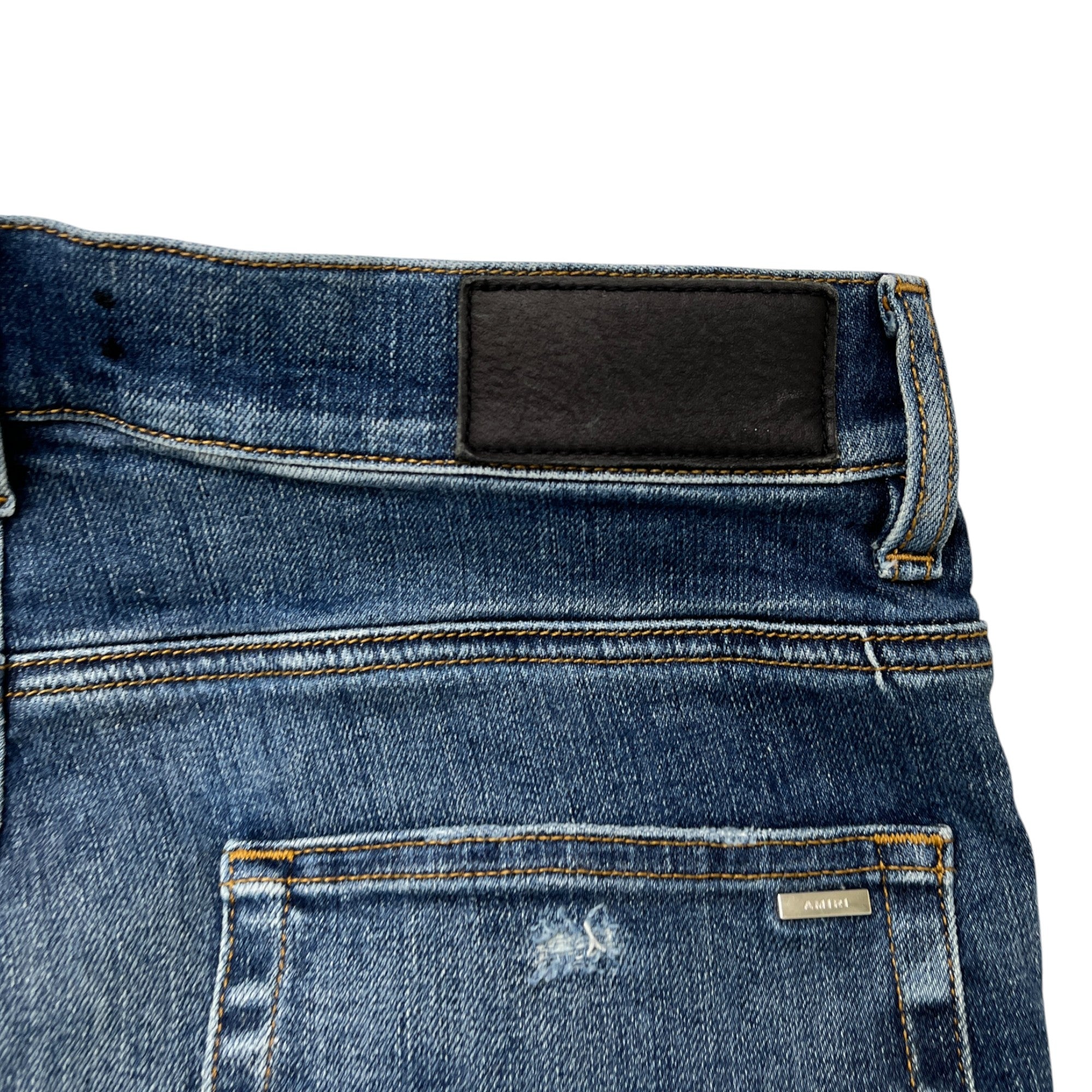 Men's Distressed Jeans Blue Size Waist 32"