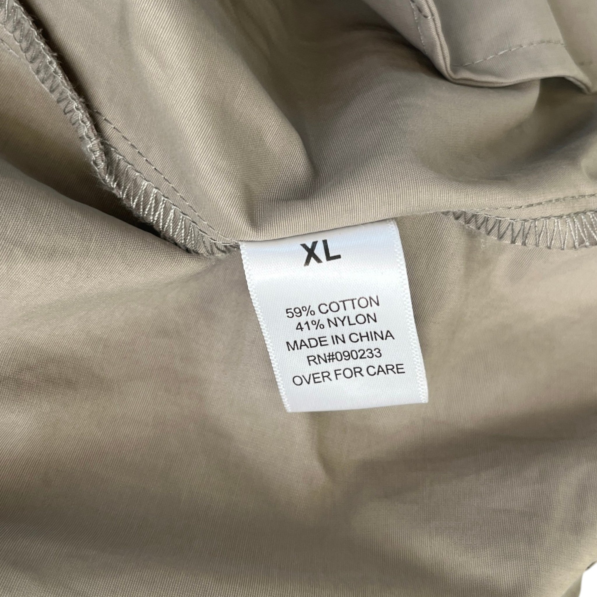 Men's Fear Of God Coaches Jacket Khaki Size XL