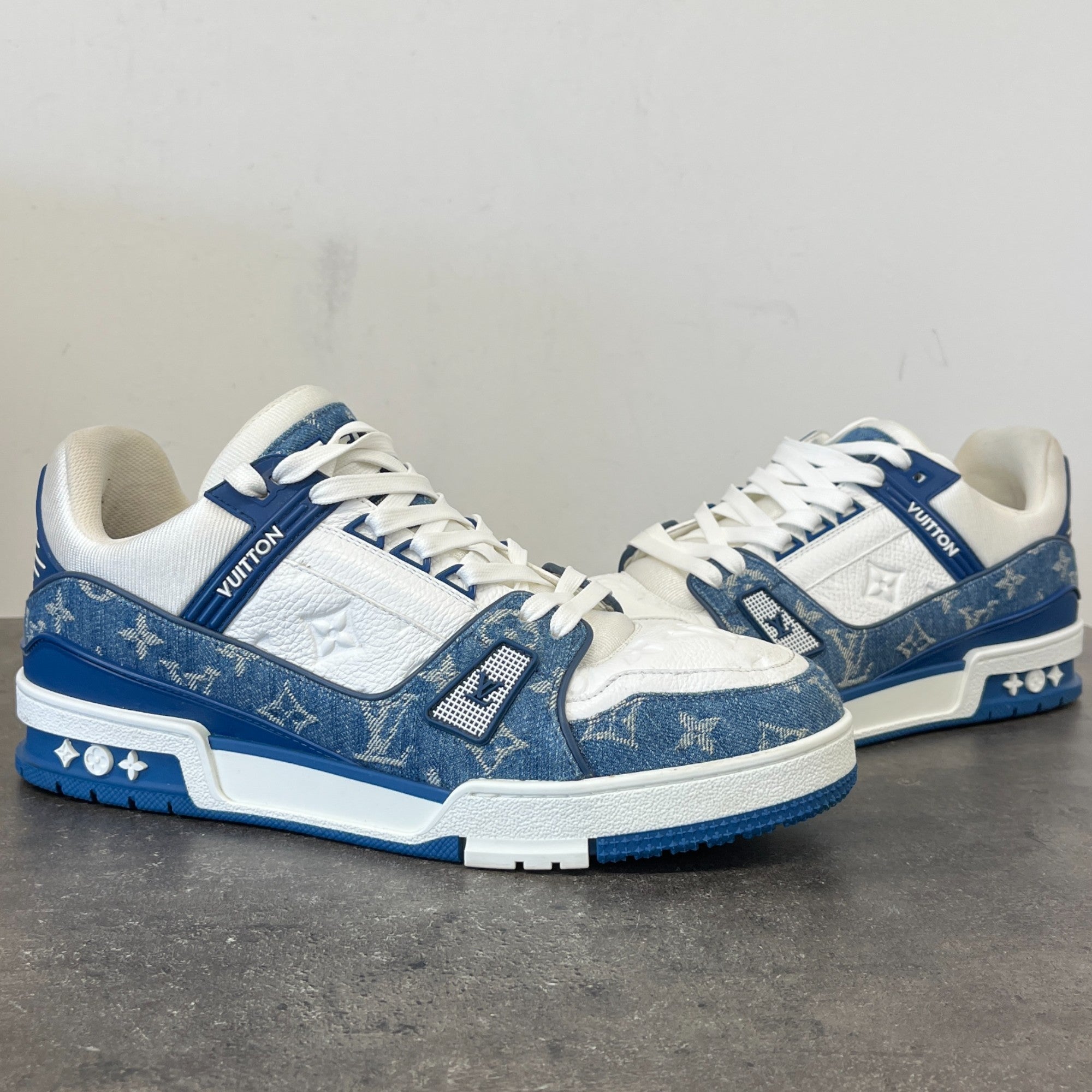 Men's Lv Low Trainers Blue Size EU 43 / UK 9