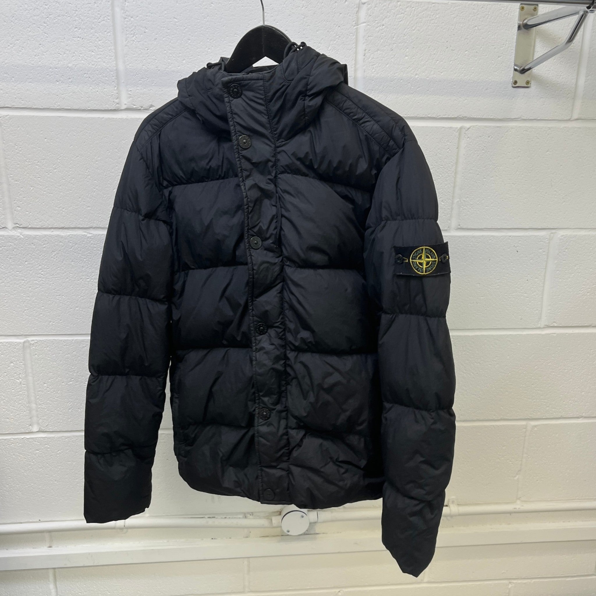 Men's Crinkle Reps Ny Down Jacket Black Size L