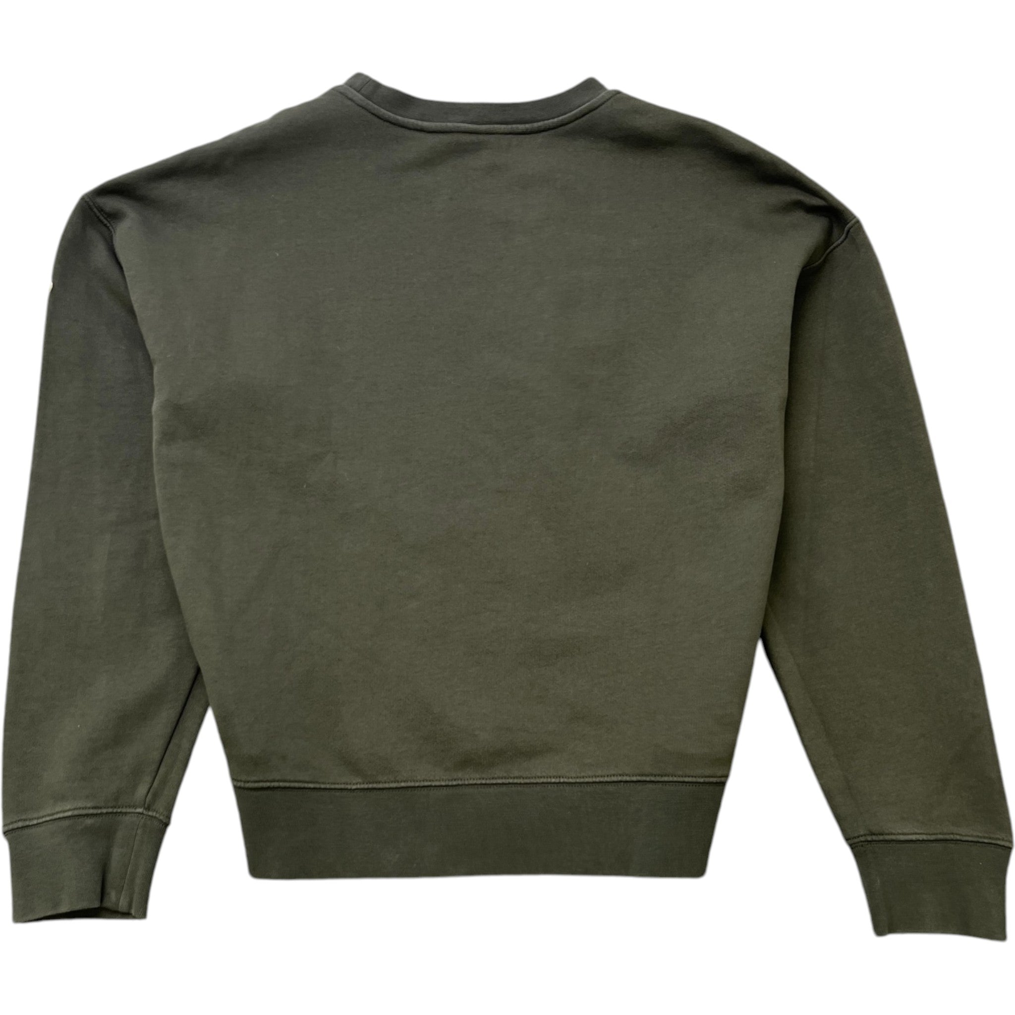 Women's Logo Print Sweatshirt Khaki Size S