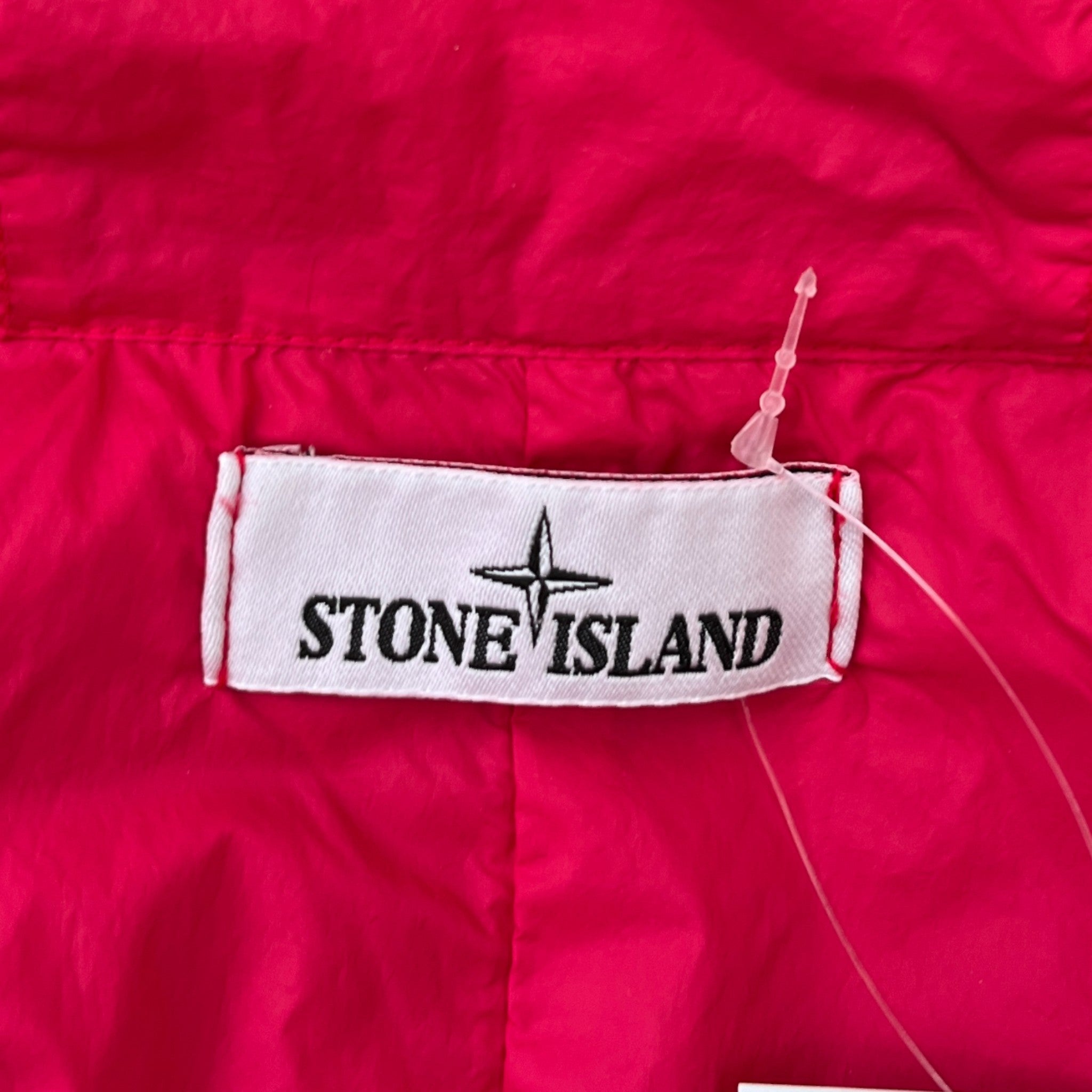 Men's Applique Logo Windbreaker Pink Size L
