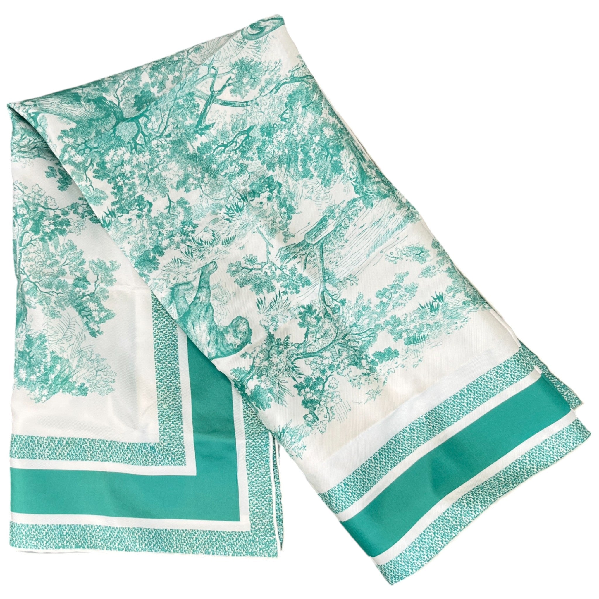 Women's Toile De Jouy Sauvage Scarf Green