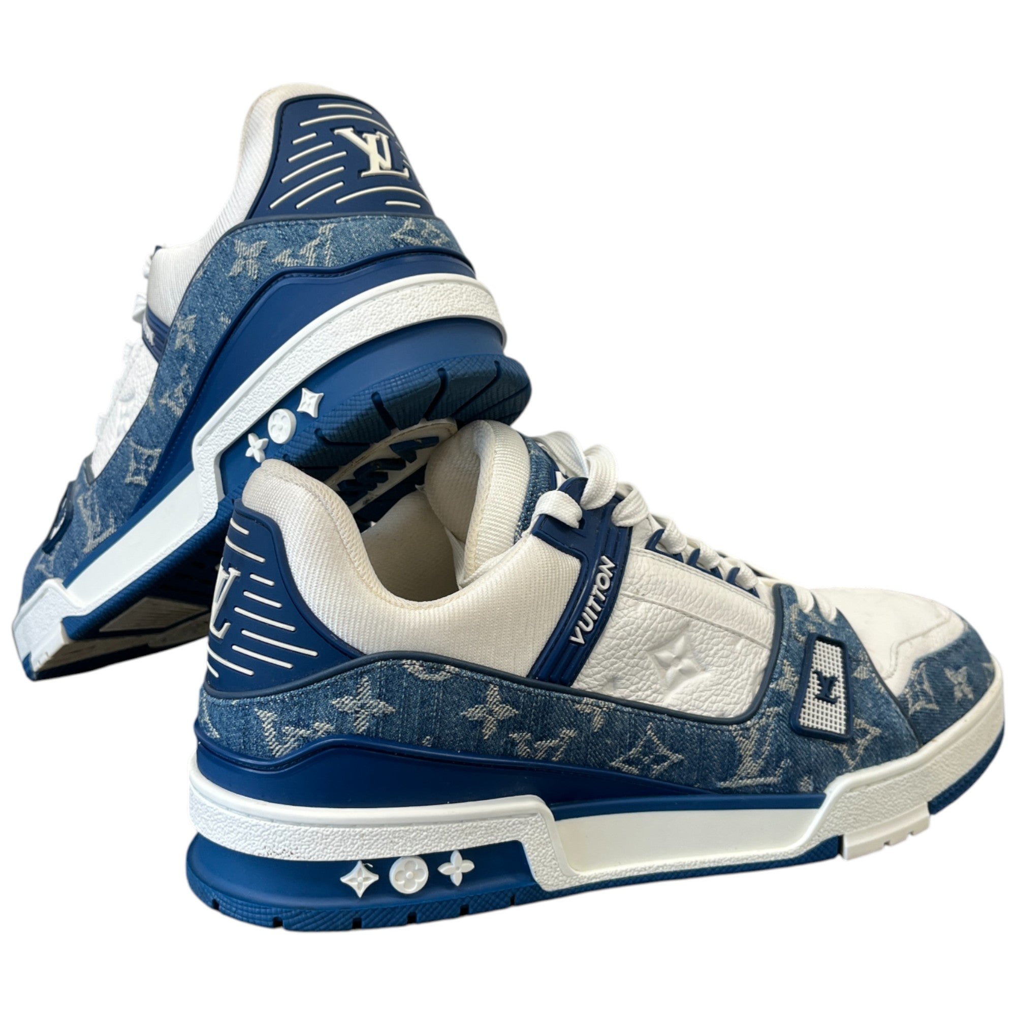 Men's Lv Low Trainers Blue Size EU 43 / UK 9