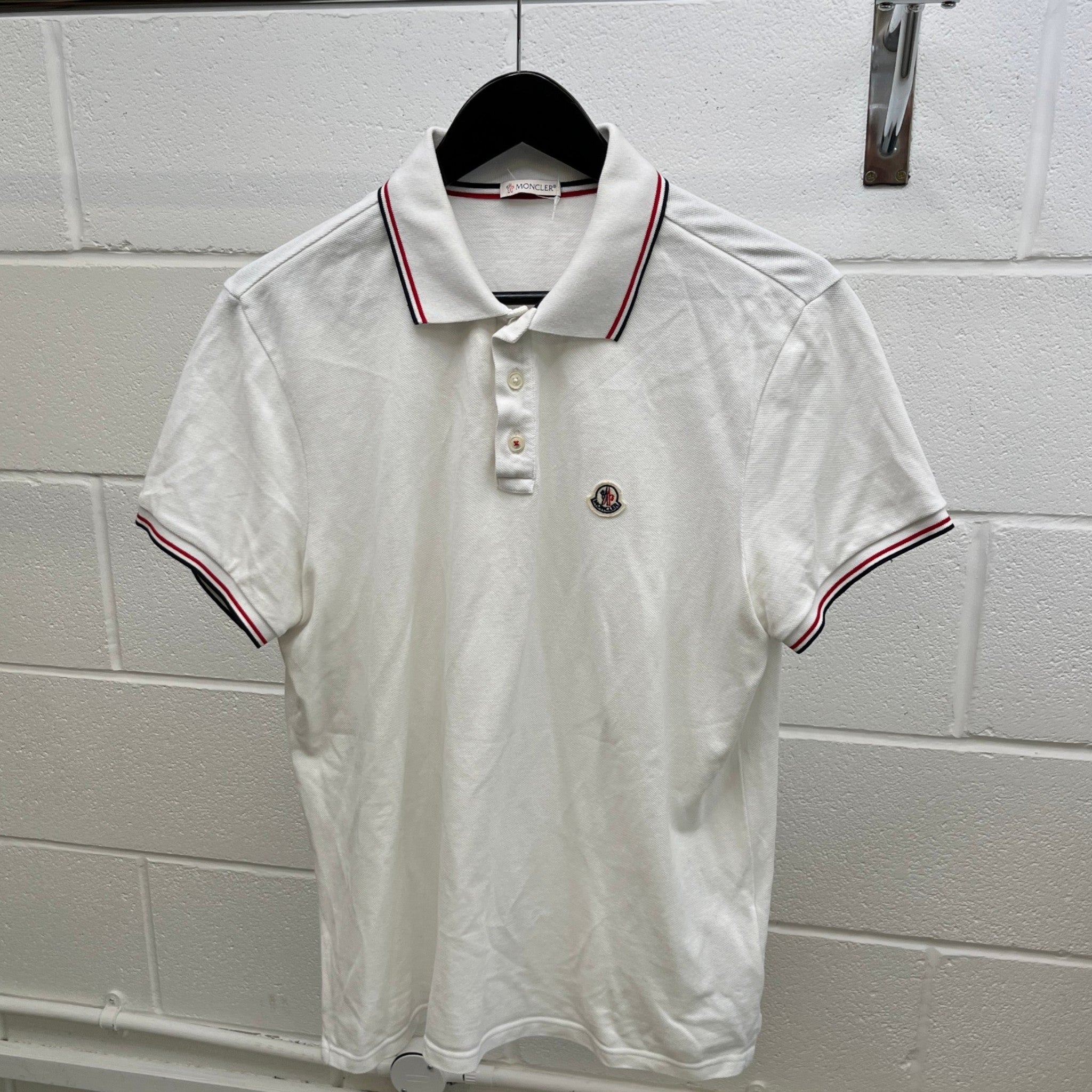 Men's Maglia Polo Shirt White Size L