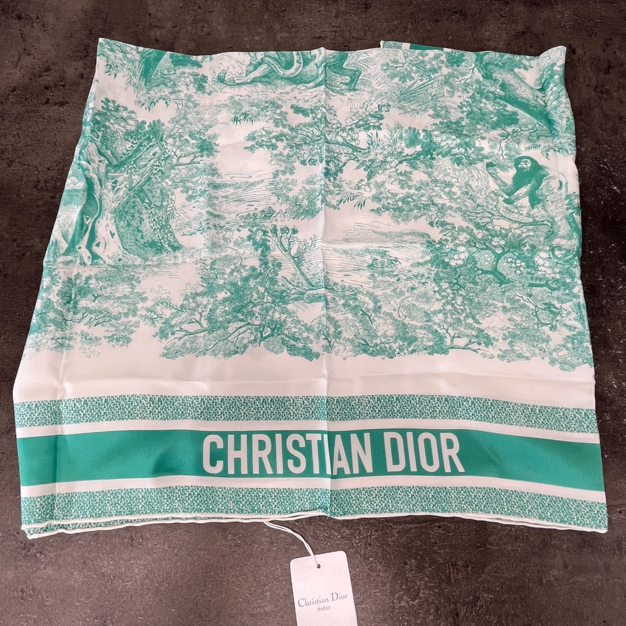 Women's Toile De Jouy Sauvage Scarf Green