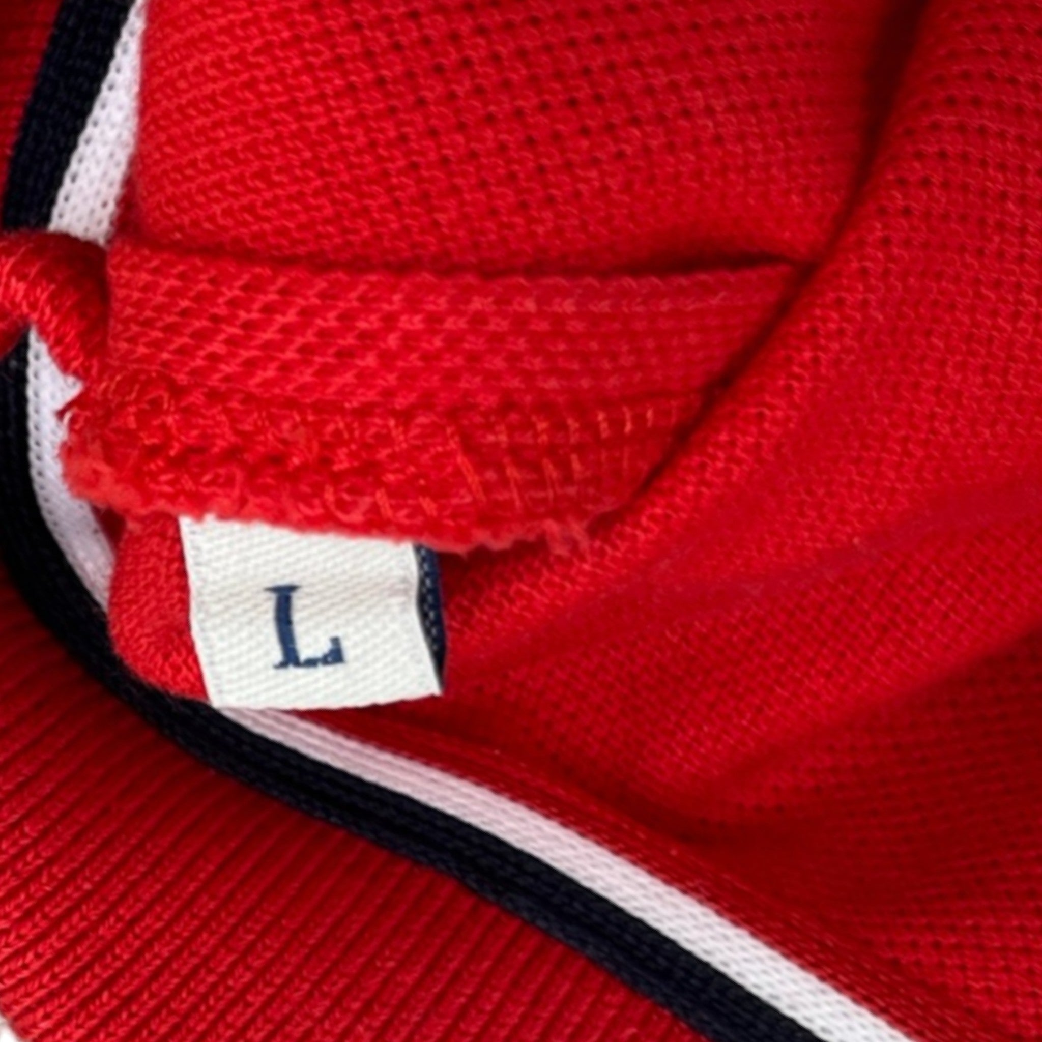 Men's Maglia Polo Shirt Red Size L