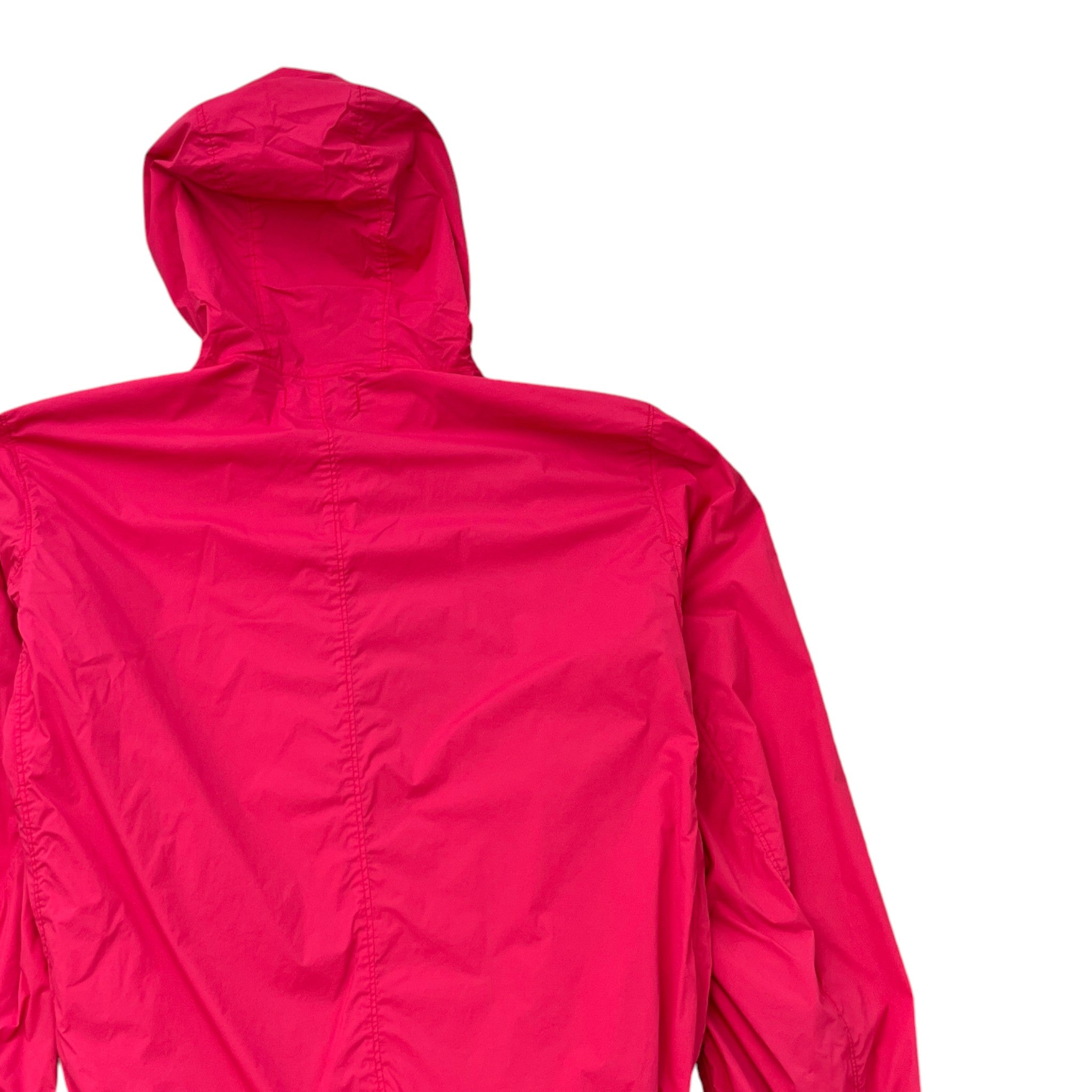 Men's Applique Logo Windbreaker Pink Size L