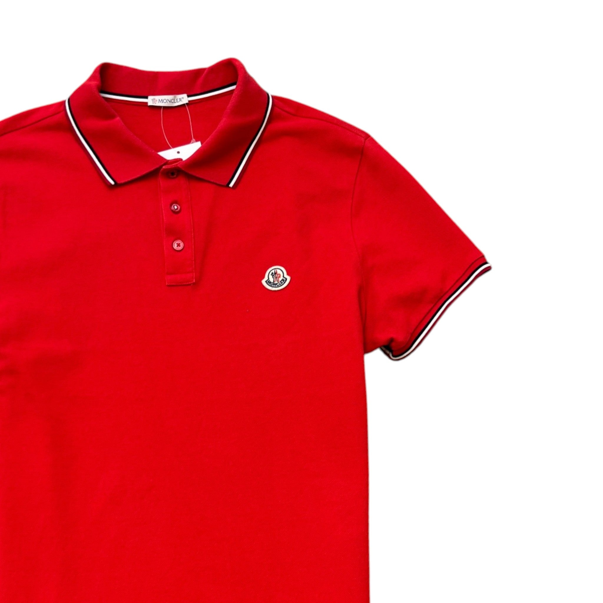 Men's Maglia Polo Shirt Red Size L