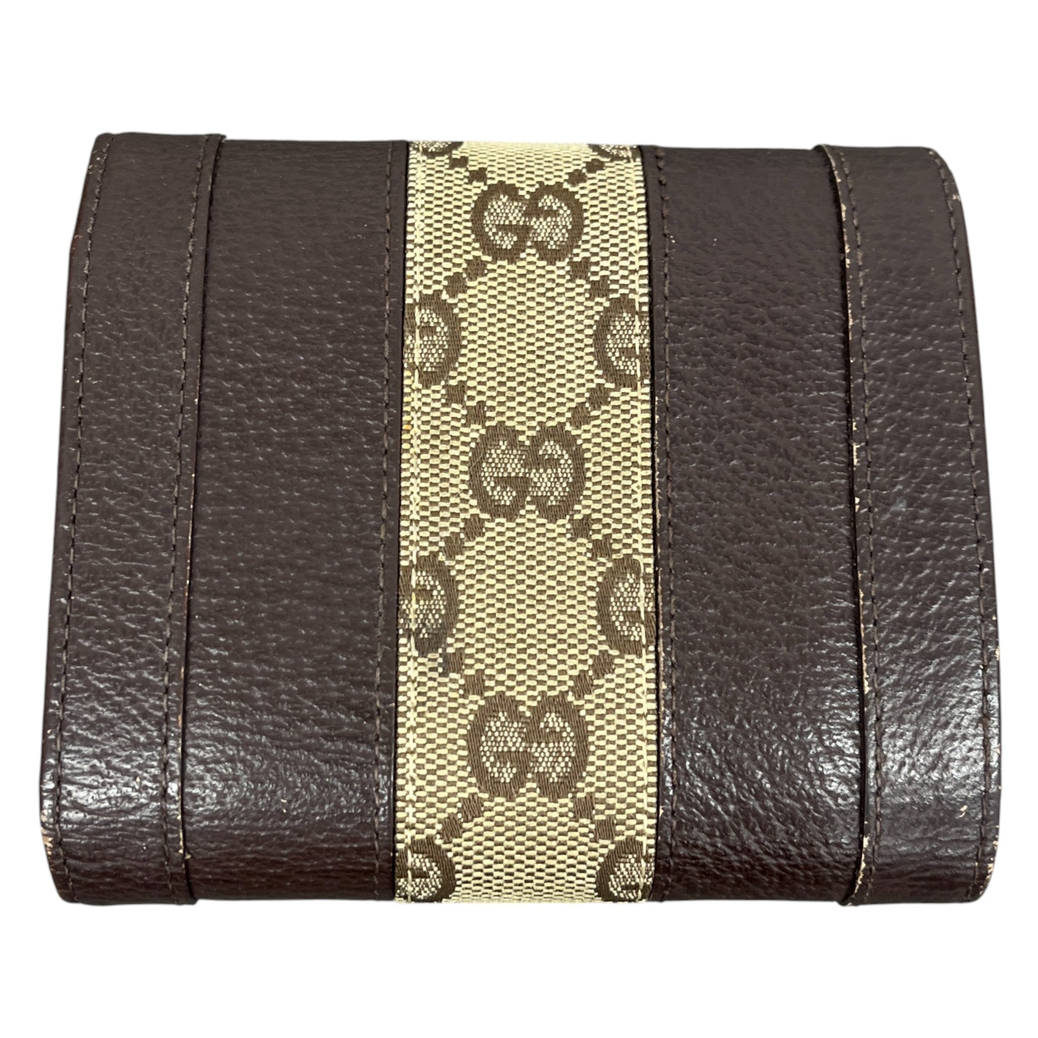 Women's Vintage Gg Monogram Canvas Wallet Brown