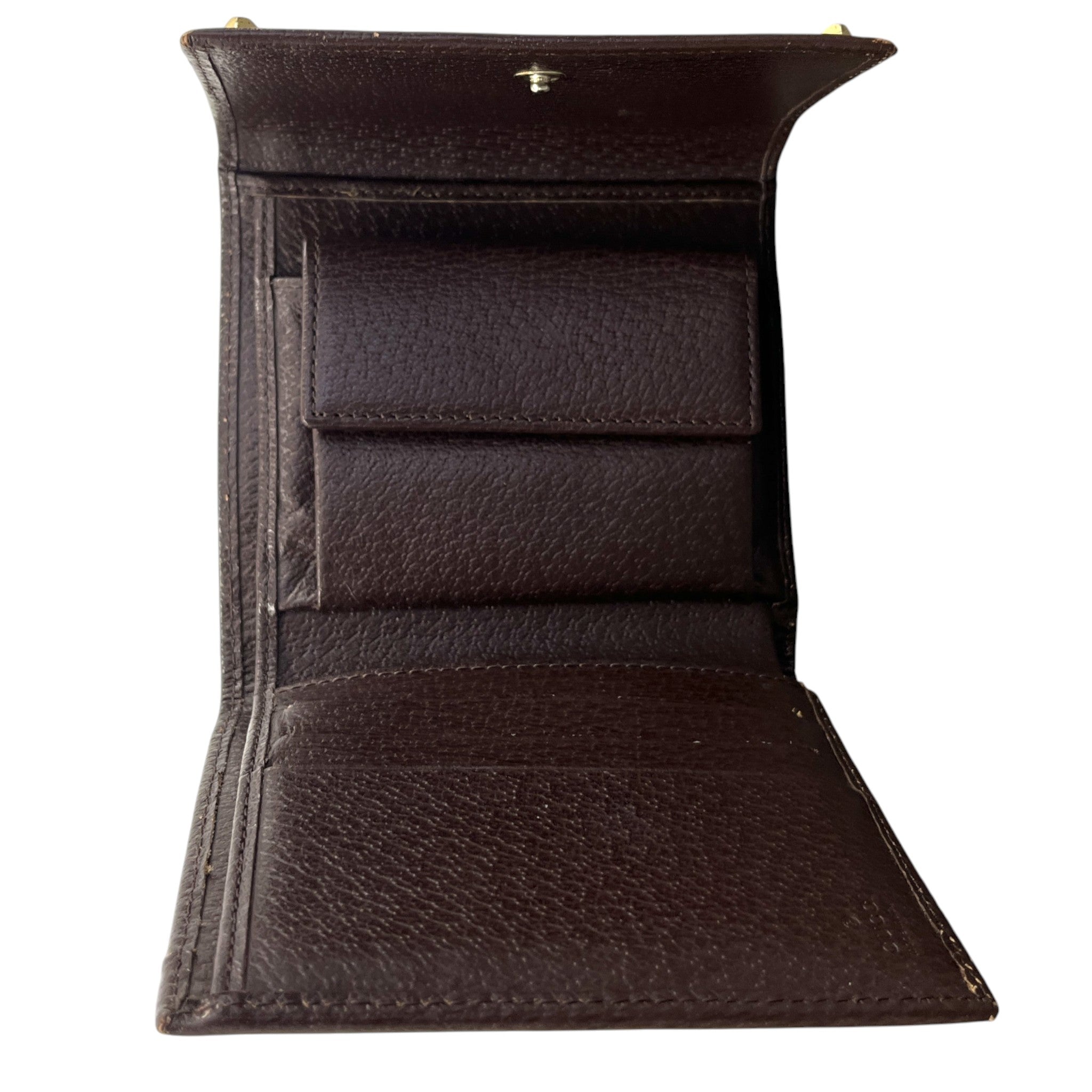 Women's Vintage Gg Monogram Canvas Wallet Brown