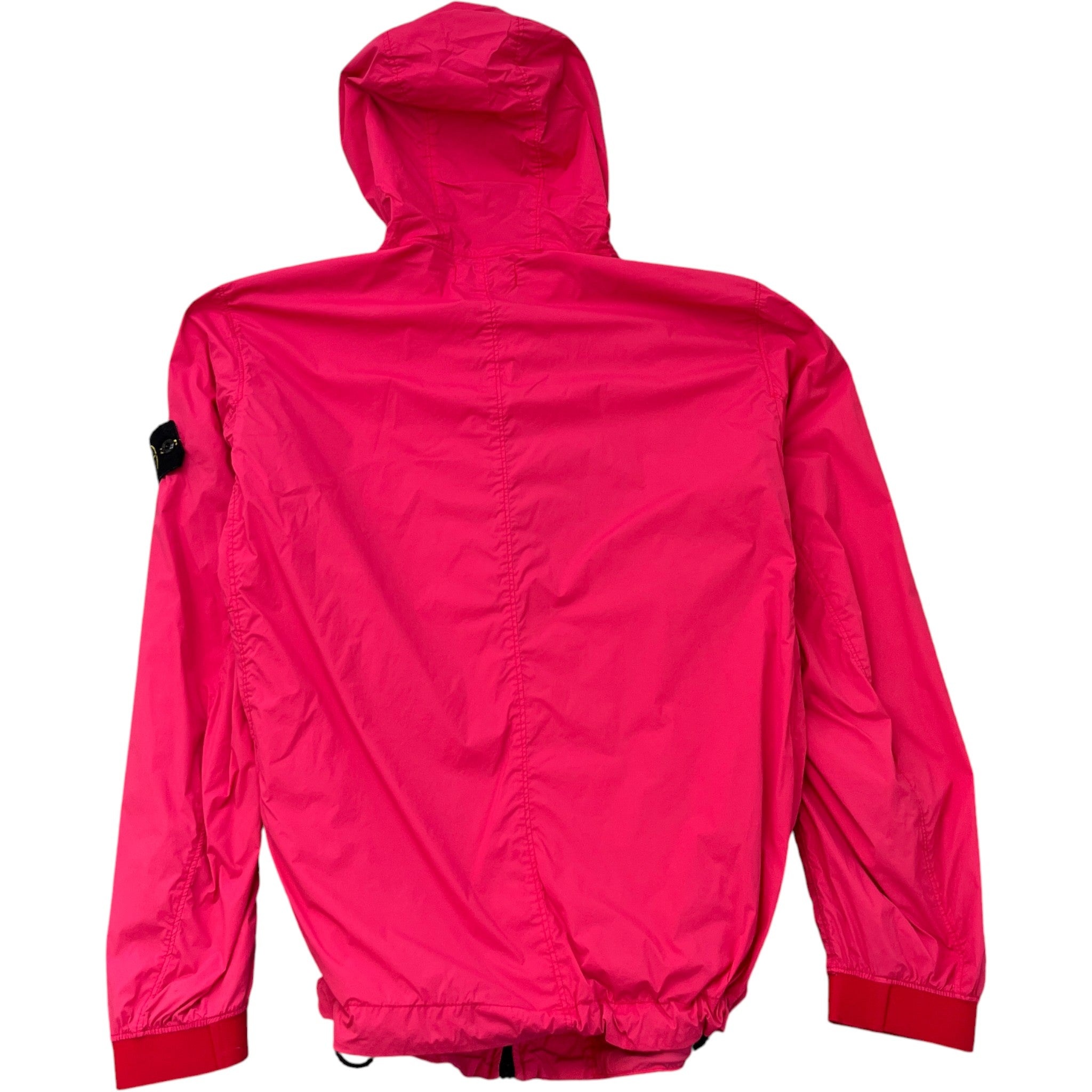 Men's Applique Logo Windbreaker Pink Size L