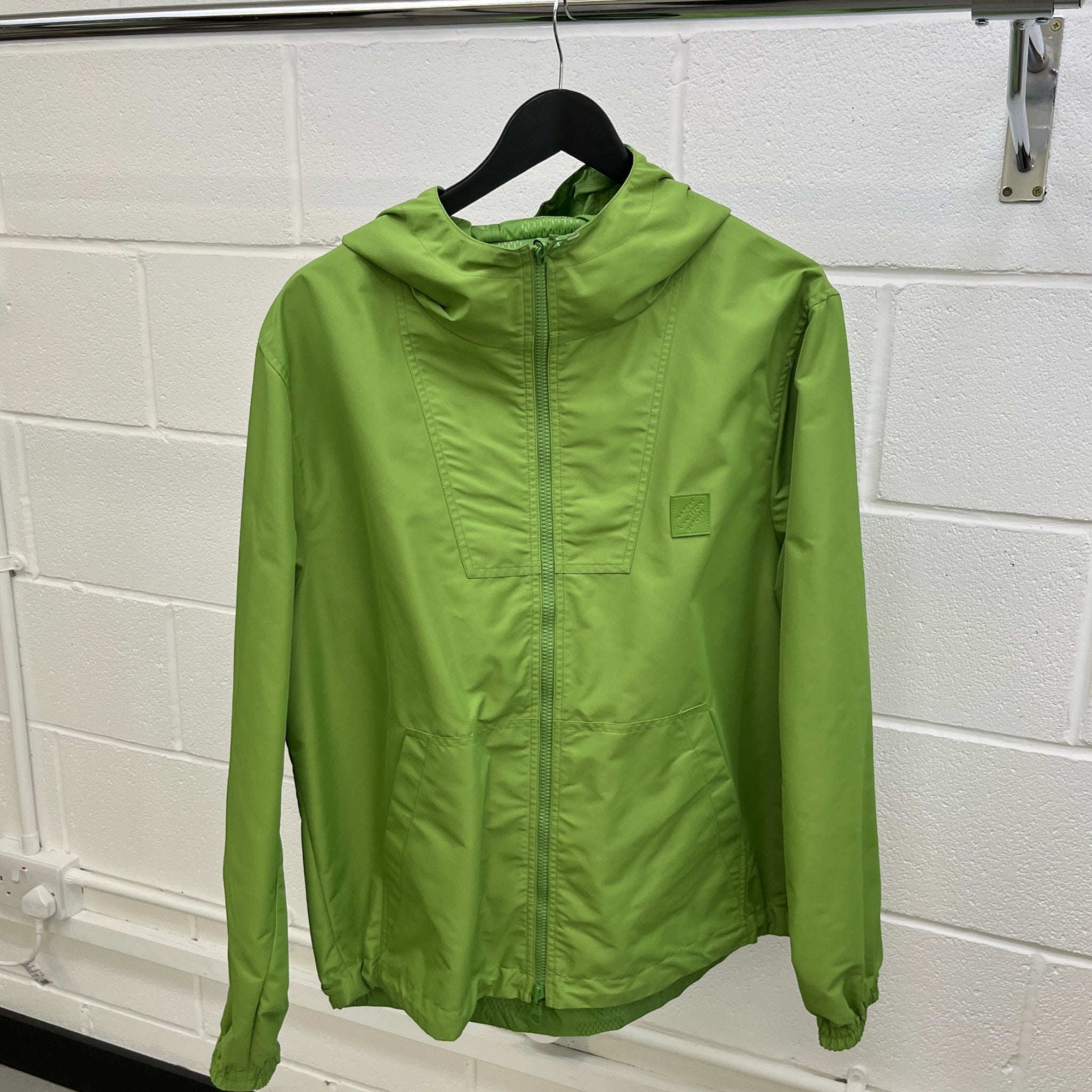 Men's Damier Reversible Windbreaker Green Size IT 50 / L